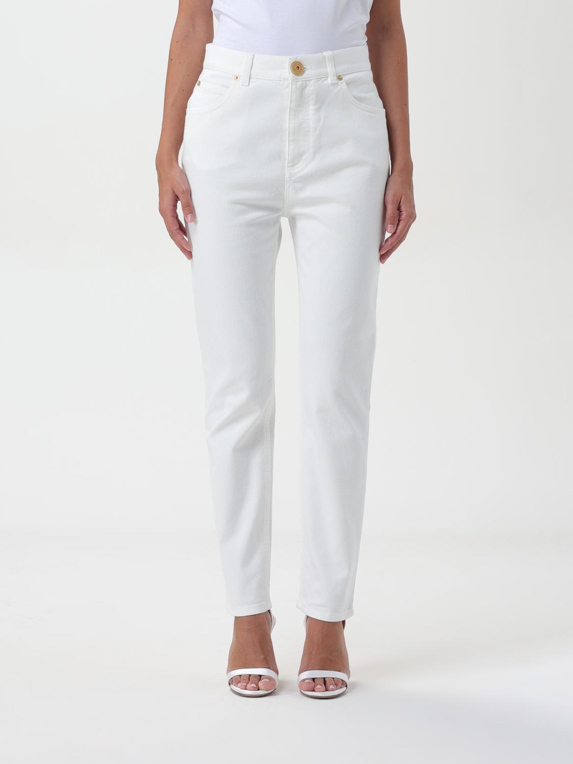 BALMAIN HIGH WAIST DENIM PANTS - BEYMEN
