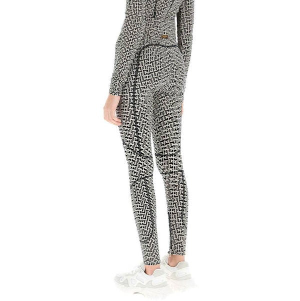 BALMAIN LEGGINGS WITH LOGO - BEYMEN