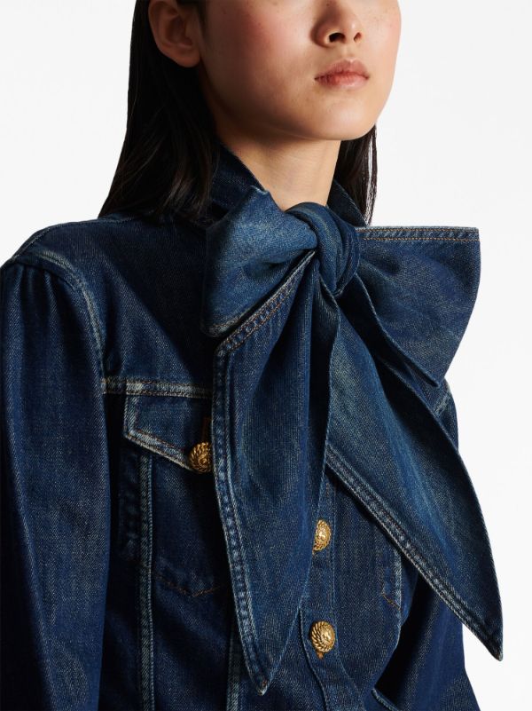 BALMAIN DENIM SHIRT - BEYMEN