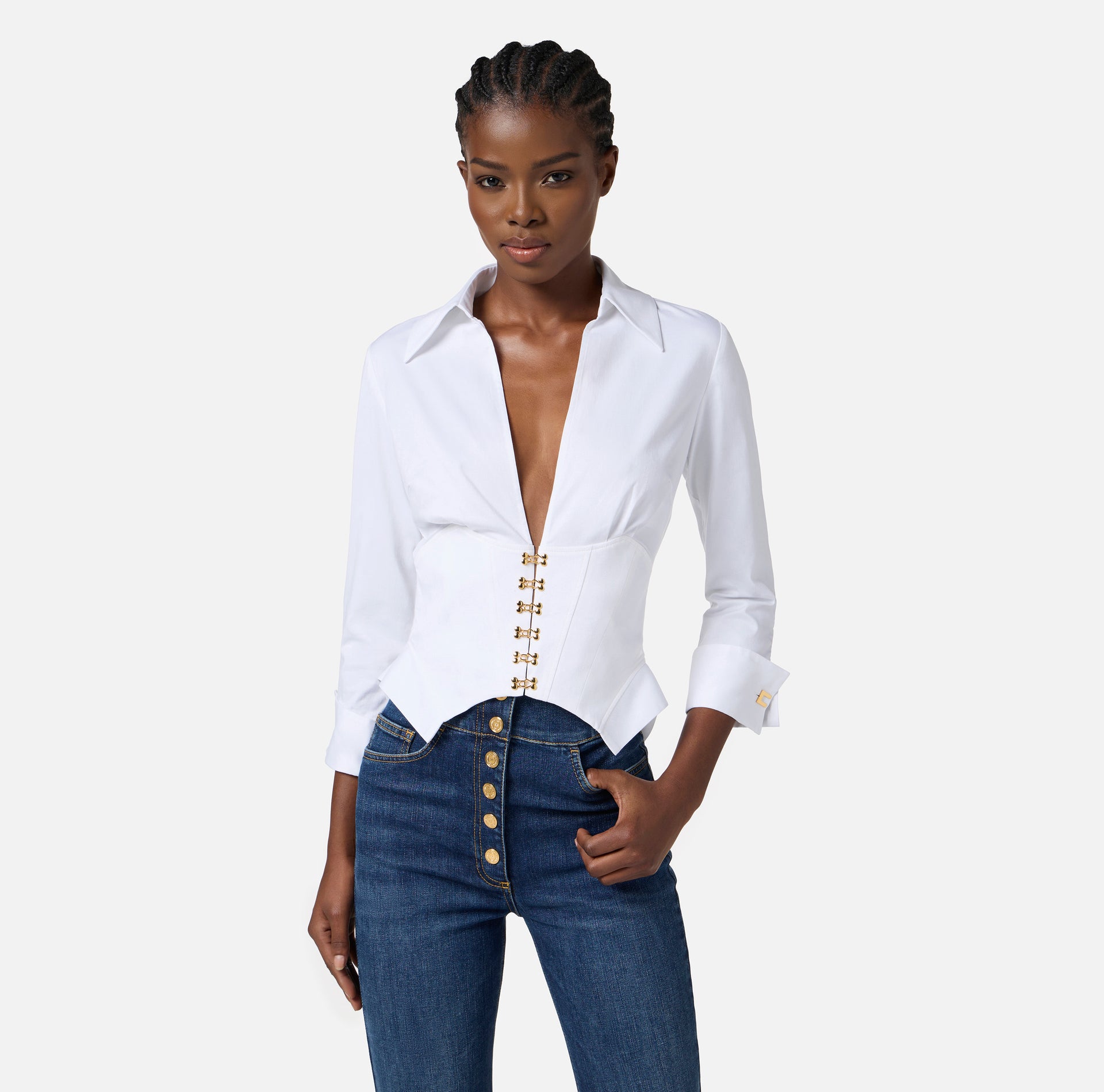 ELISABETTA FRANCHI SHIRT - BEYMEN