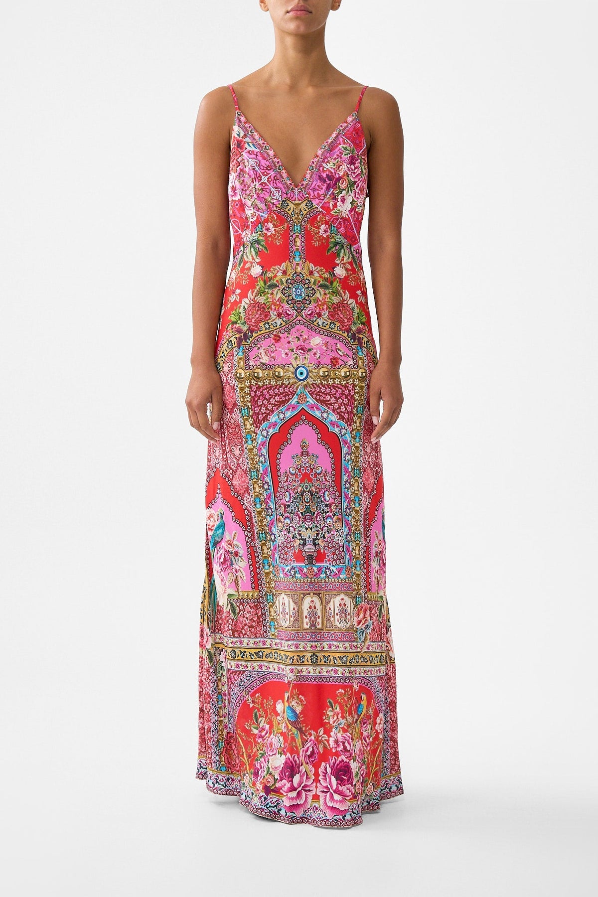 CAMILLA LENGTH BIAS SLIP DRESS - BEYMEN