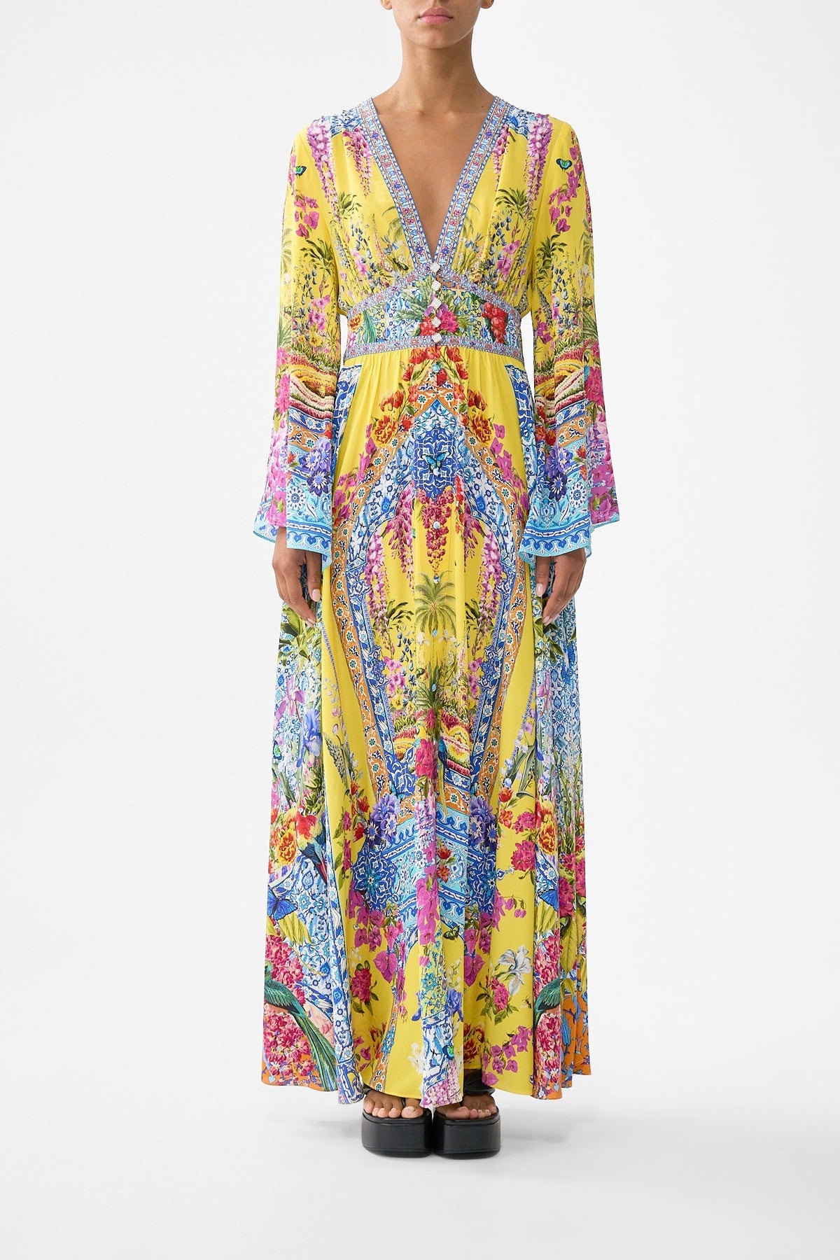 CAMILLA KIMONO SLEEVE DRESS - BEYMEN