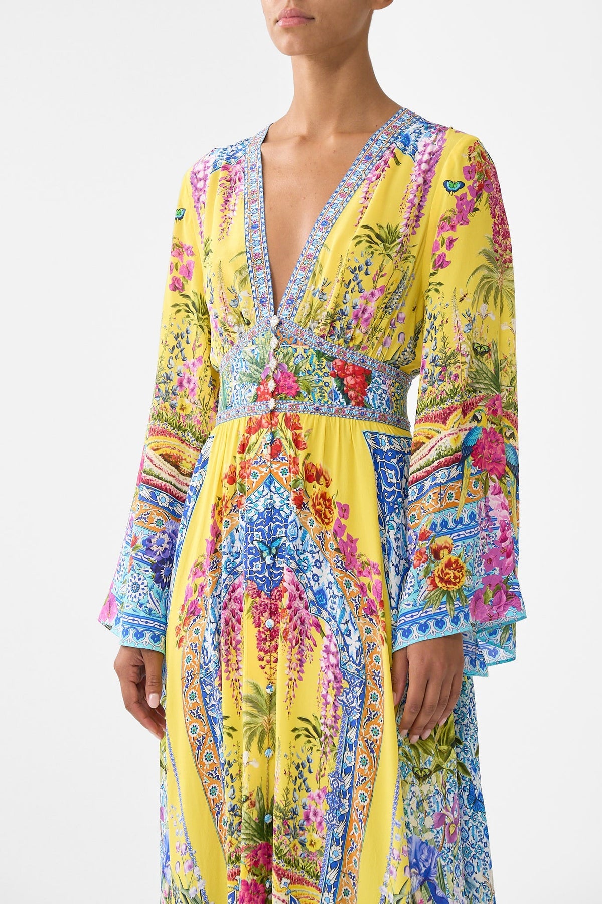 CAMILLA KIMONO SLEEVE DRESS - BEYMEN