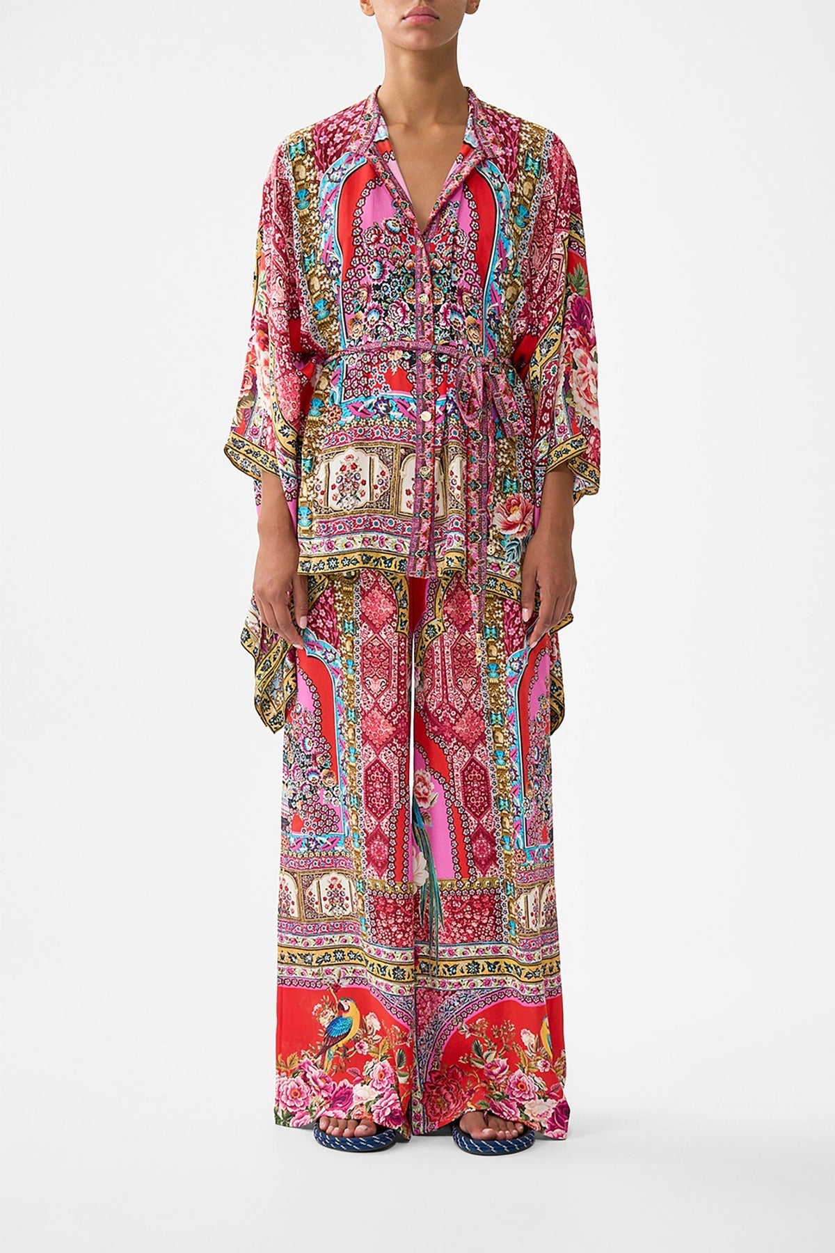 CAMILLA BUTTON THROUGH SCARF BLOUSE - BEYMEN