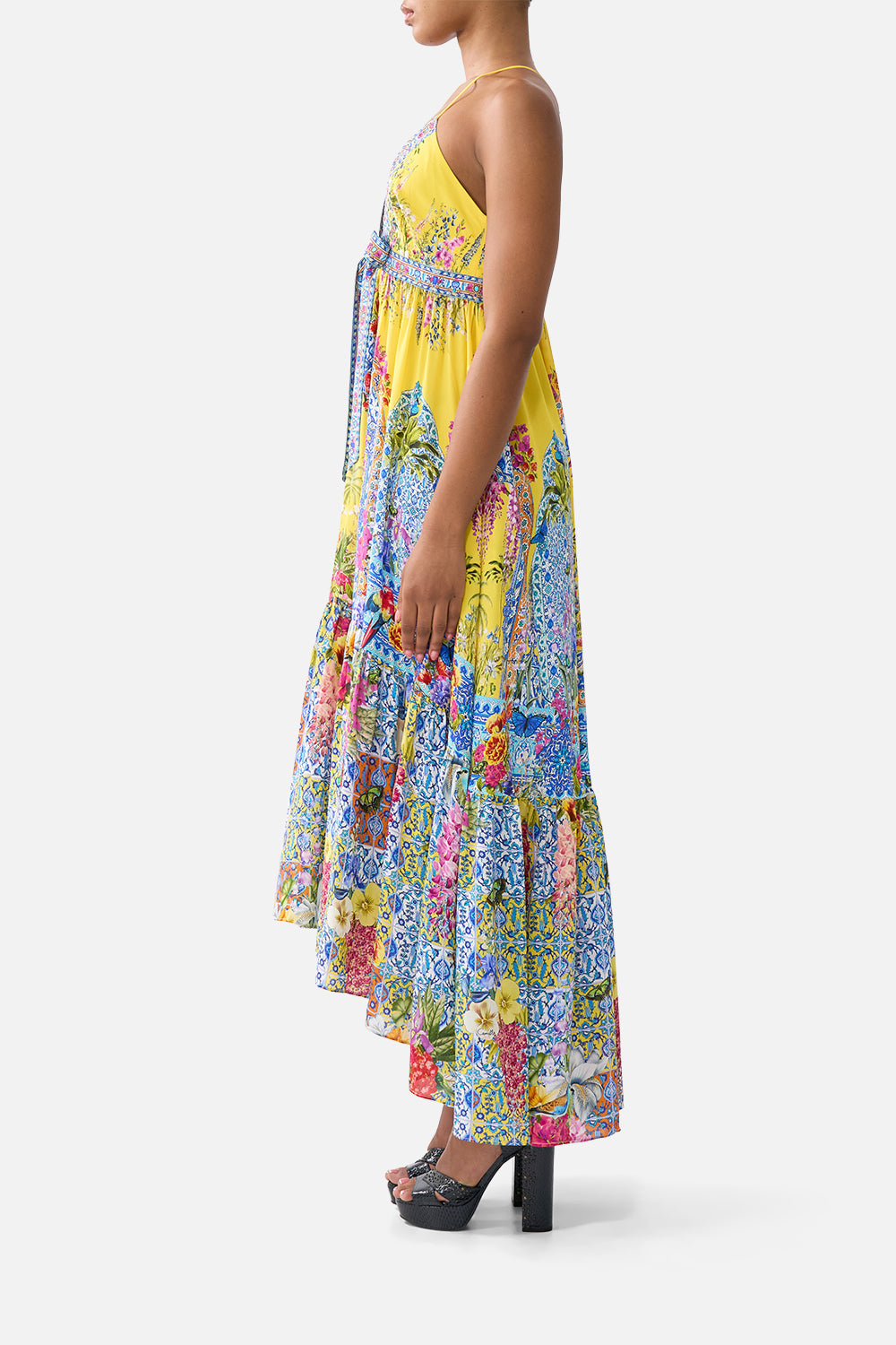 CAMILLA TIE FRONT DRESS - BEYMEN