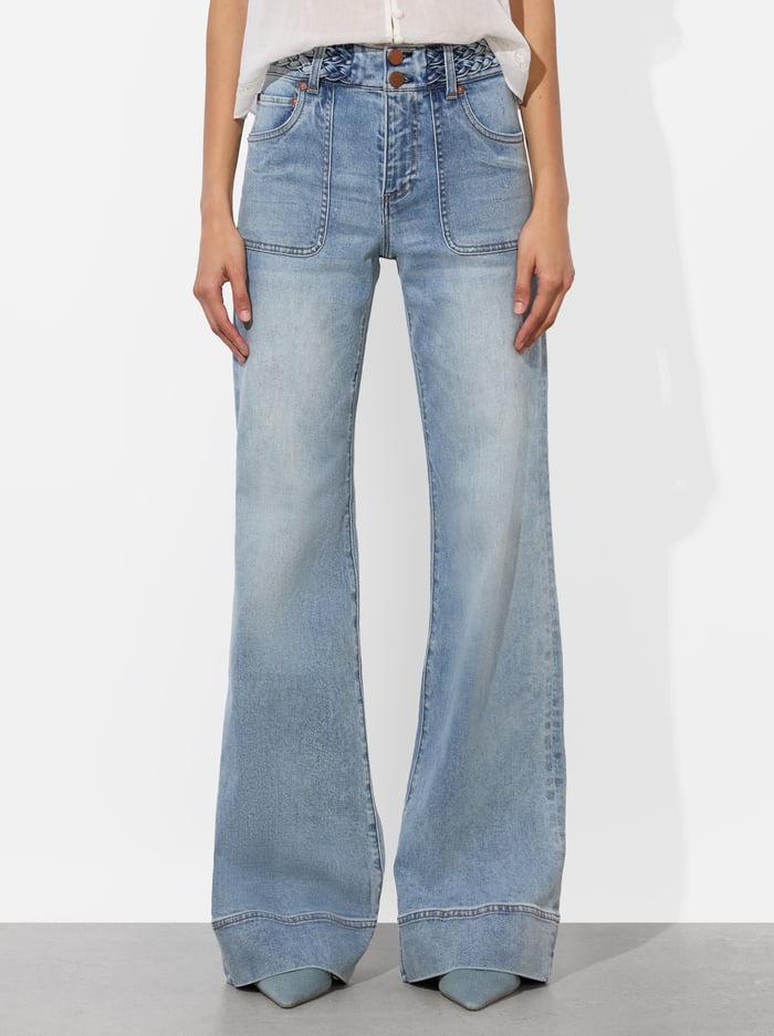 ALICE+OLIVIA PATCH PKT JEAN - BEYMEN