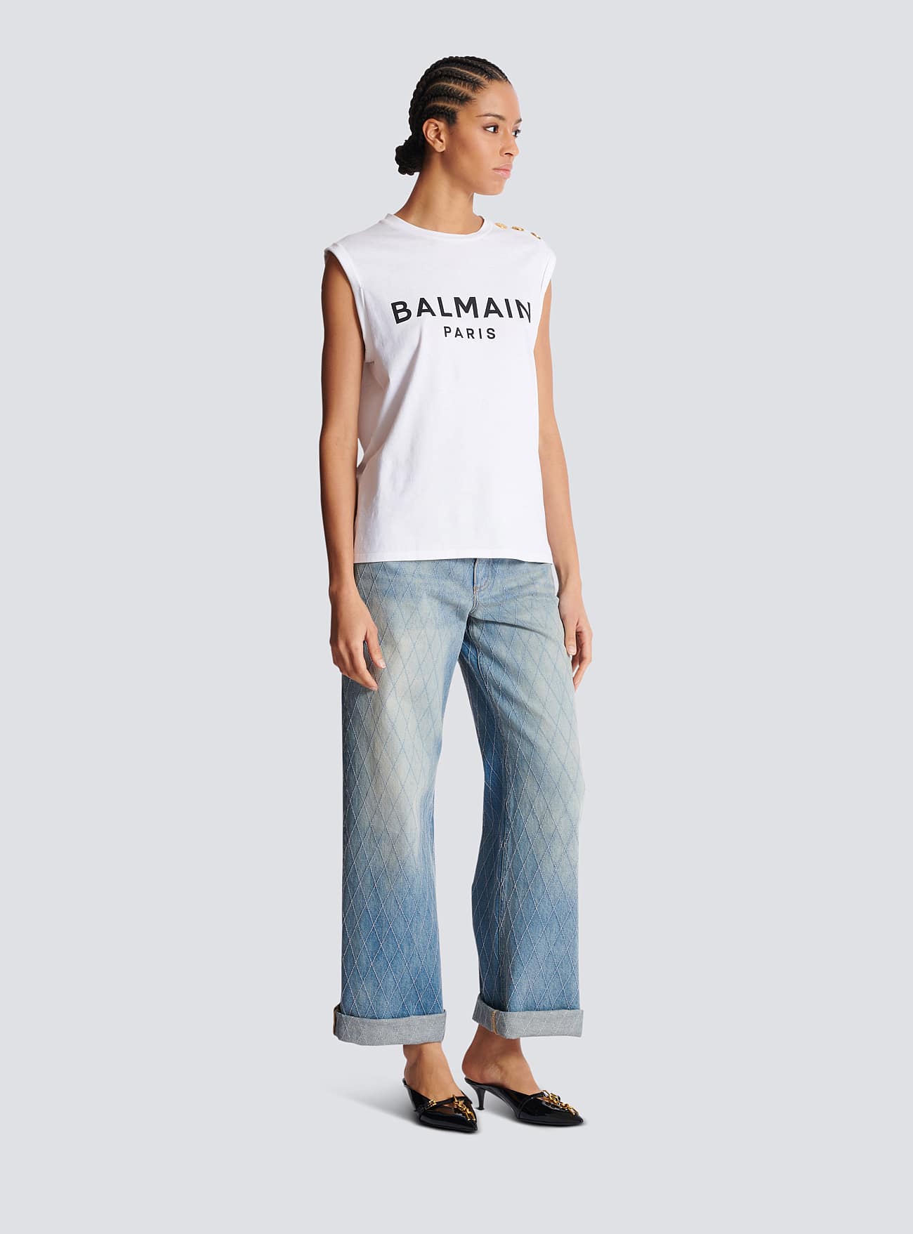 BALMAIN BTN BALMAIN PRINT TANK - BEYMEN