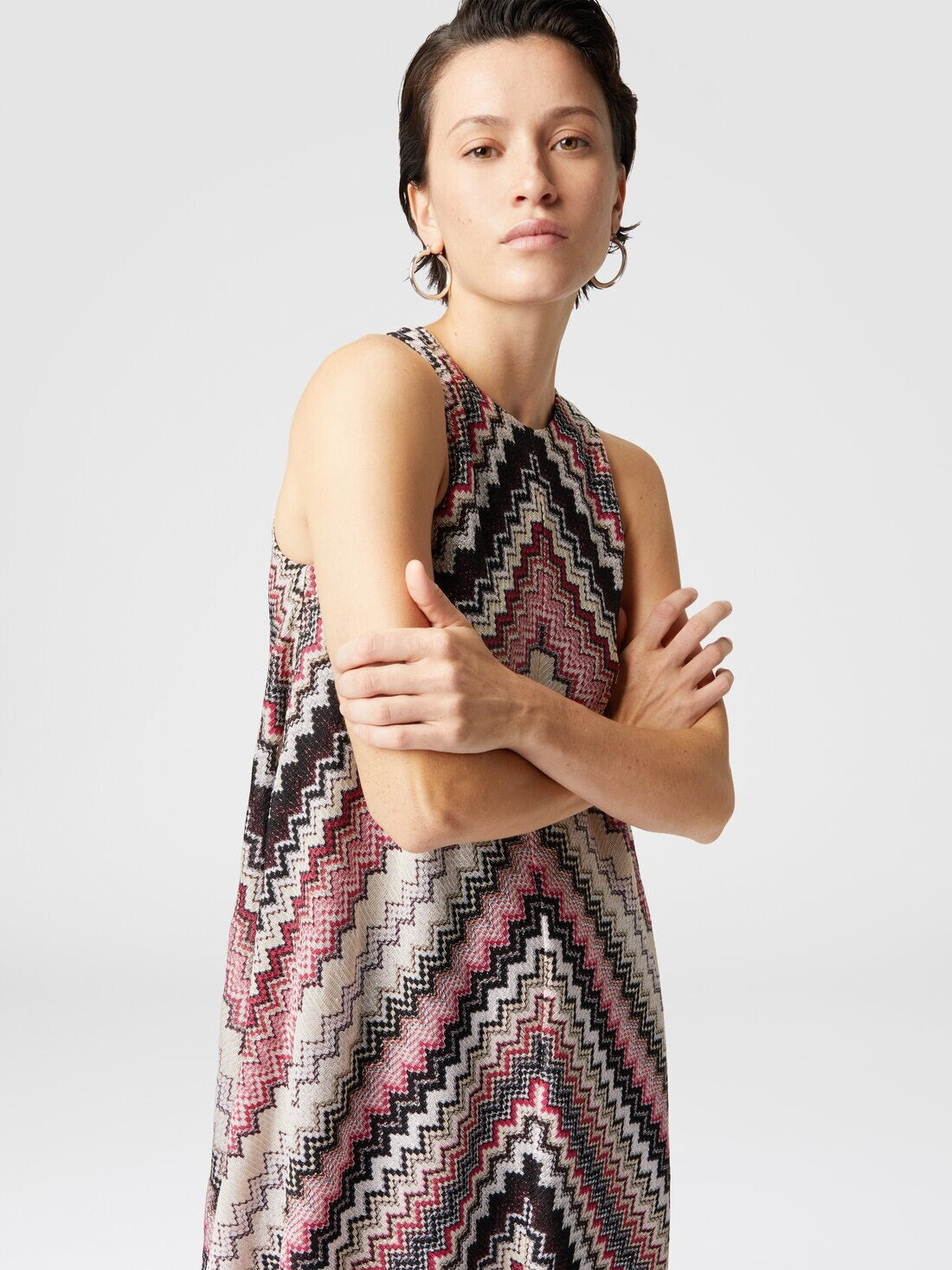 MISSONI SLEEVELESS SHORT DRESS - BEYMEN