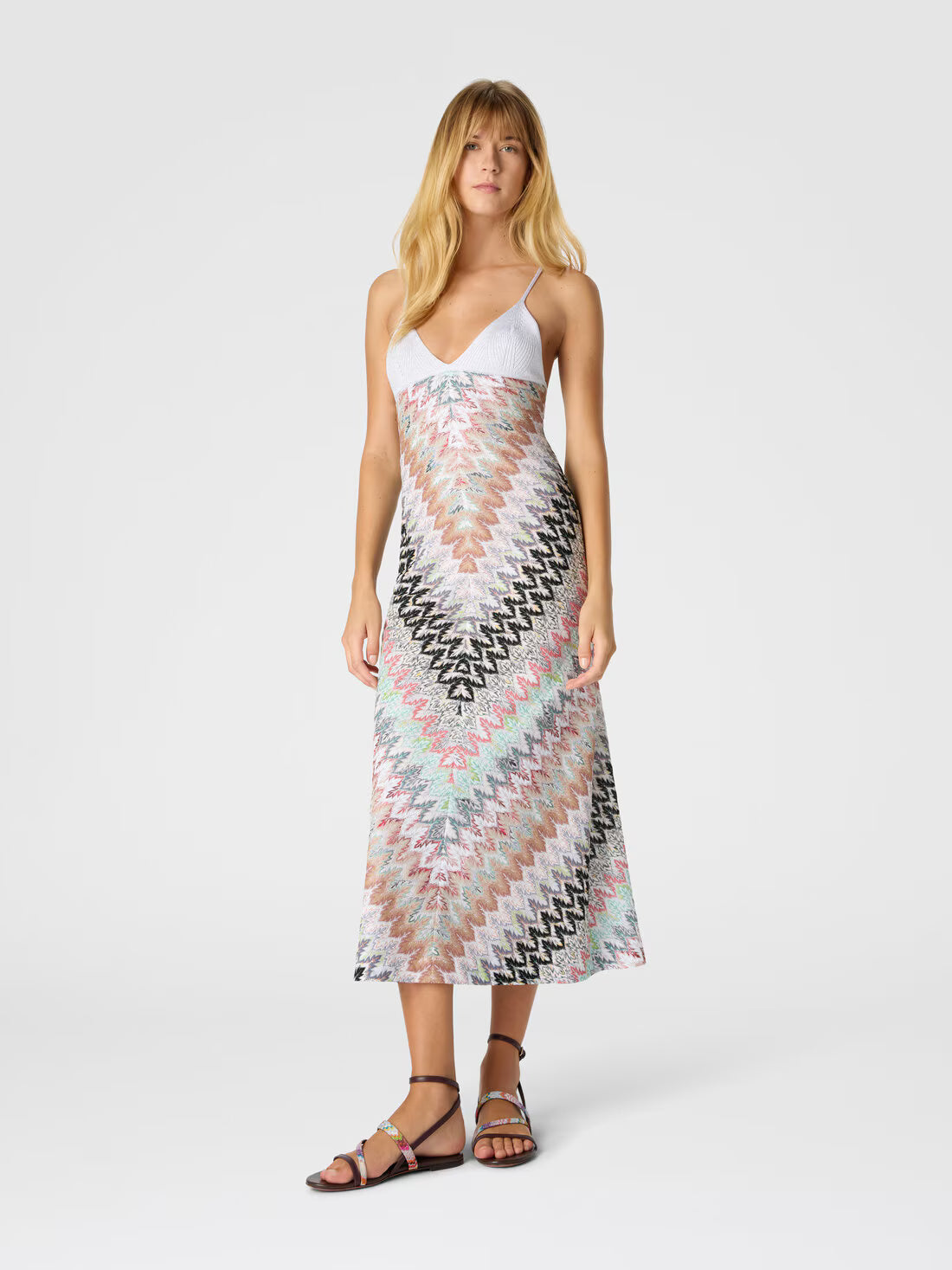 MISSONI SLEEVELESS LONG DRESS