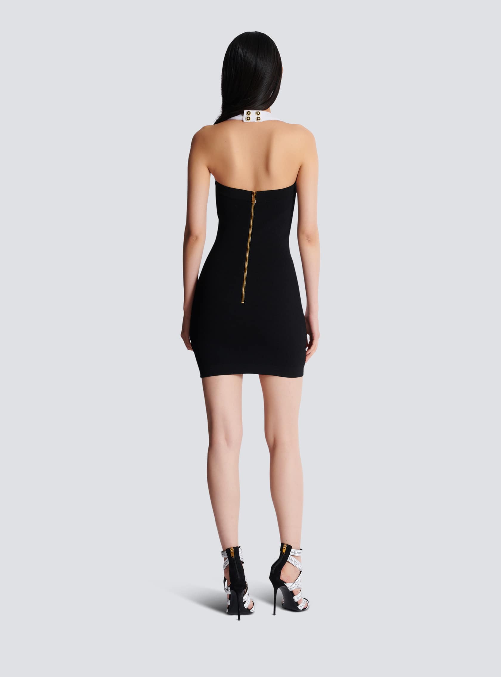 BALMAIN BUTTONED KNIT DRESS - BEYMEN