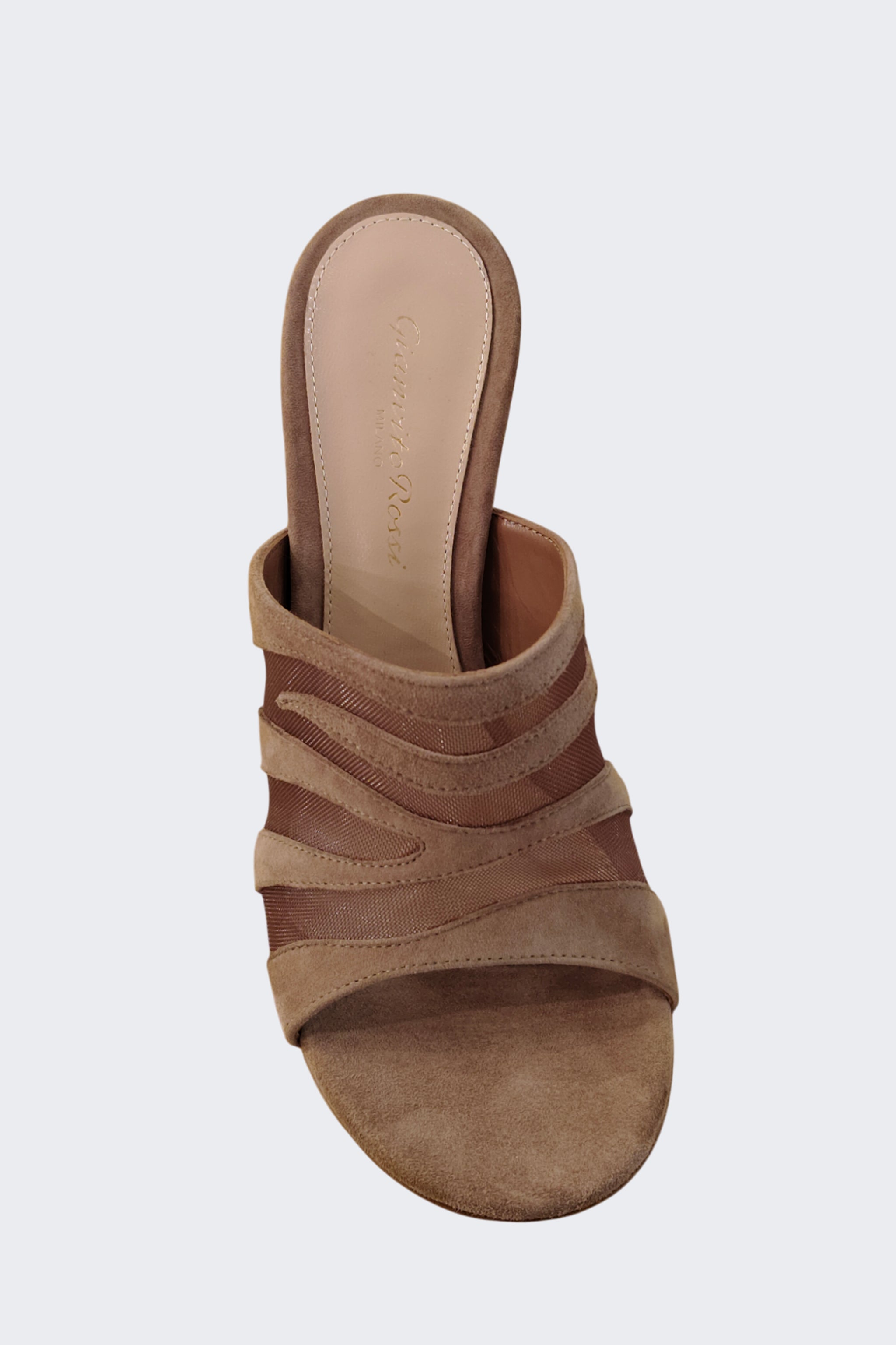 GIANVITO ROSSI SUEDE+RETE - BEYMEN