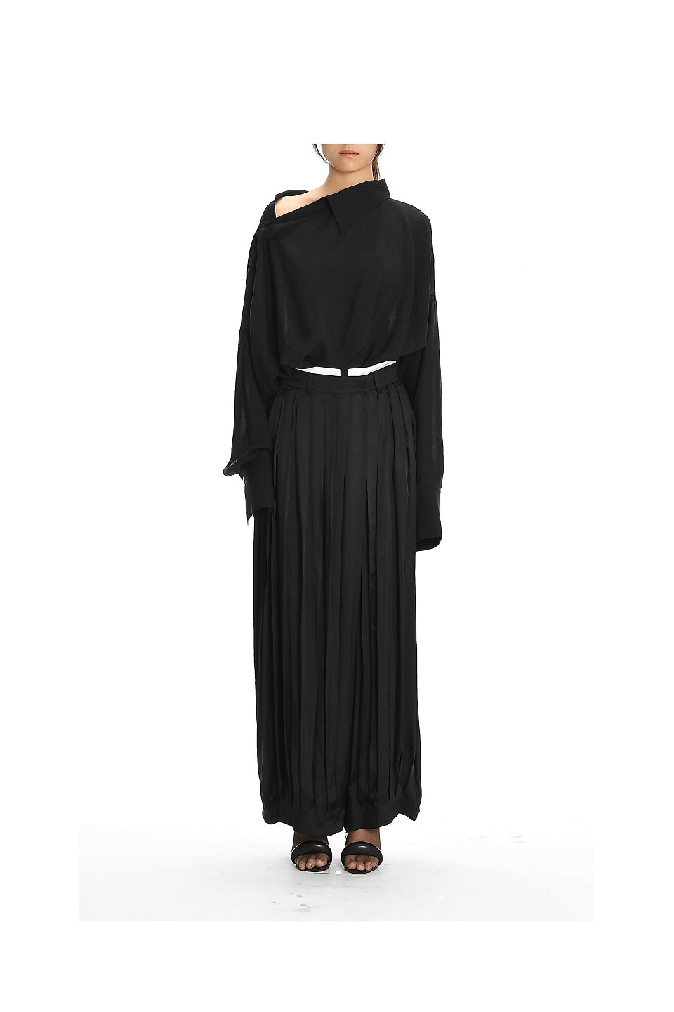 GAZE DE LIN ASYMMETRIC LINEN SHIRTS - BEYMEN