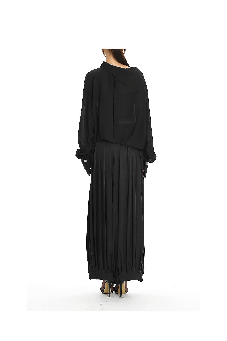 GAZE DE LIN ASYMMETRIC LINEN SHIRTS - BEYMEN