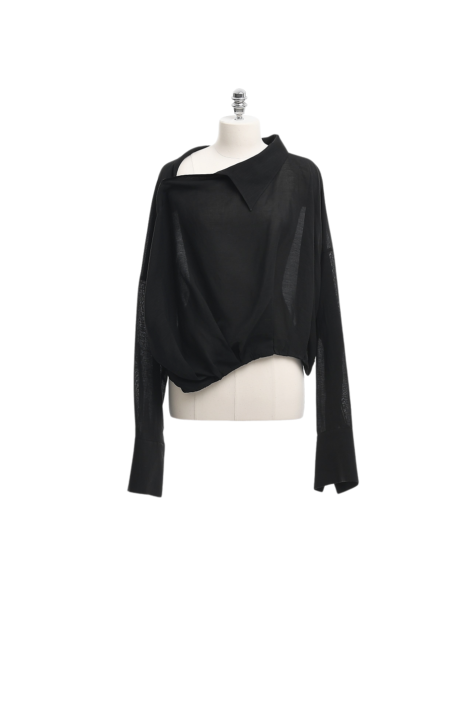 GAZE DE LIN ASYMMETRIC LINEN SHIRTS - BEYMEN