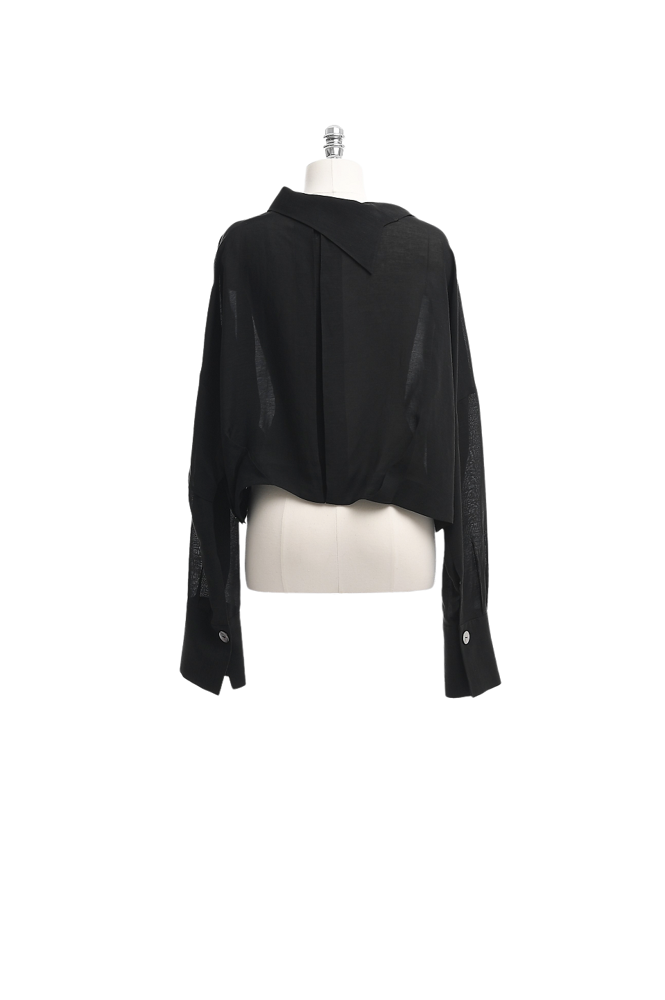 GAZE DE LIN ASYMMETRIC LINEN SHIRTS - BEYMEN