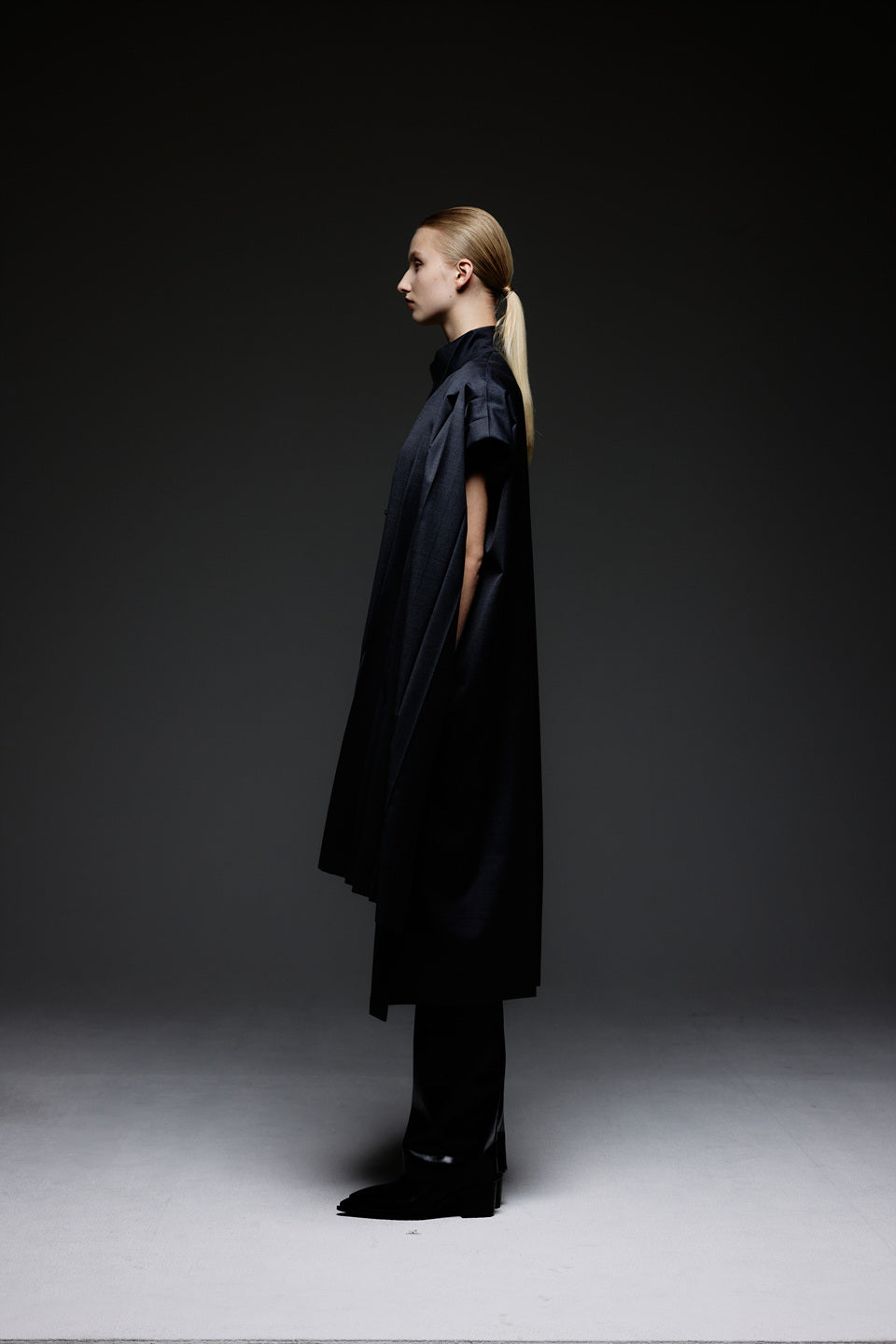 GAZE DE LIN SLEEVELESS WIDE SHIRT DRESS - BEYMEN