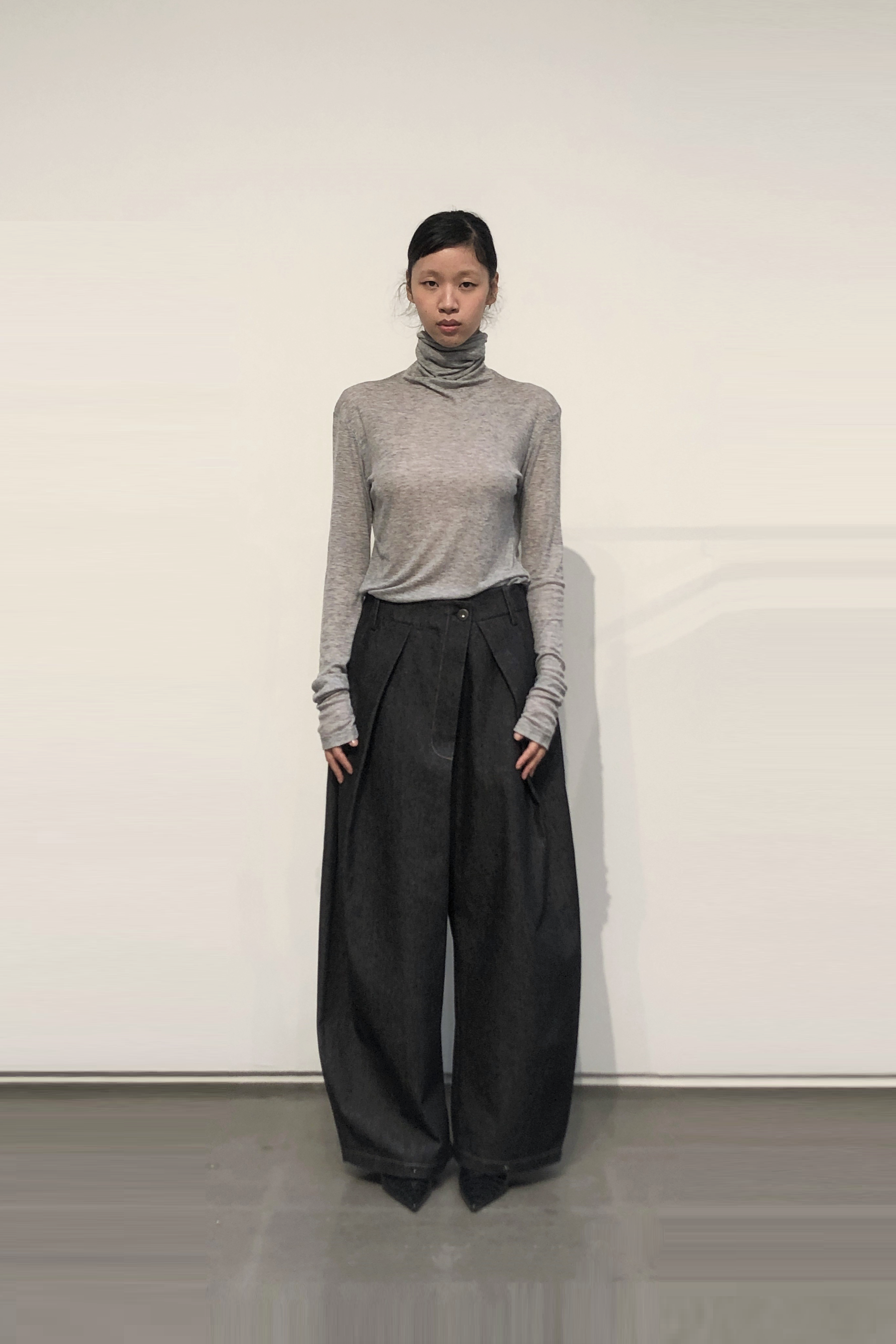 GAZE DE LIN TUCK DENIM