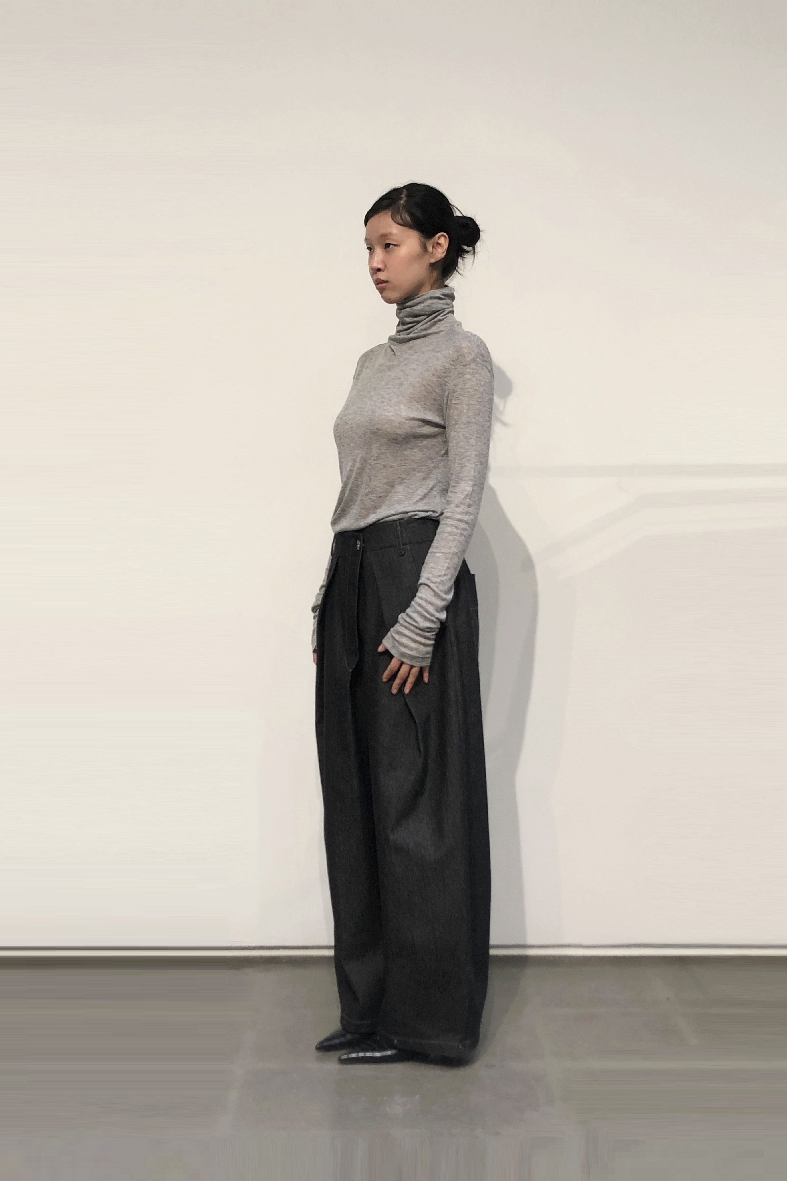 GAZE DE LIN TUCK DENIM