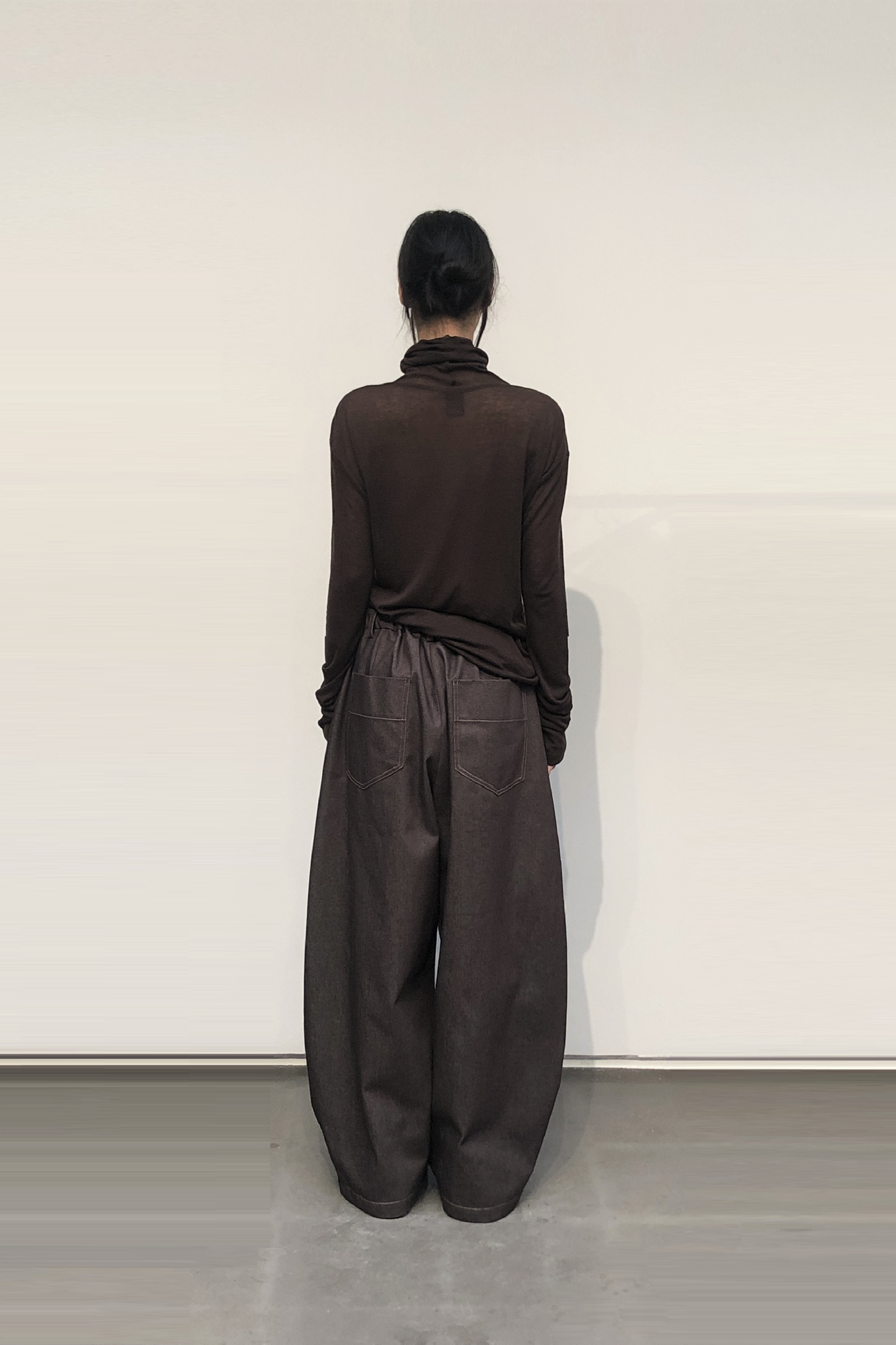 GAZE DE LIN TUCK DENIM