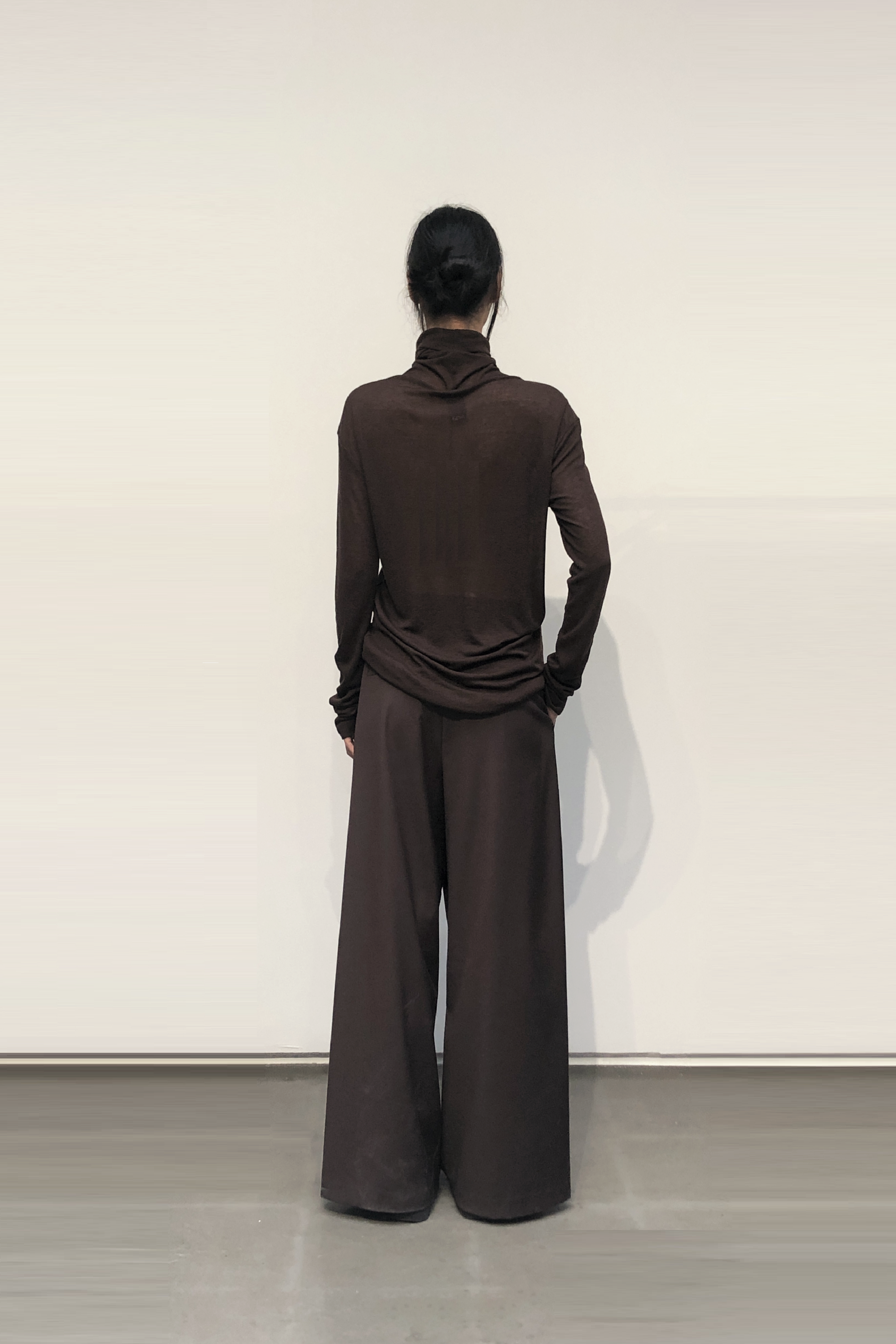 GAZE DE LIN WIDE STRAIGHT TR PANTS
