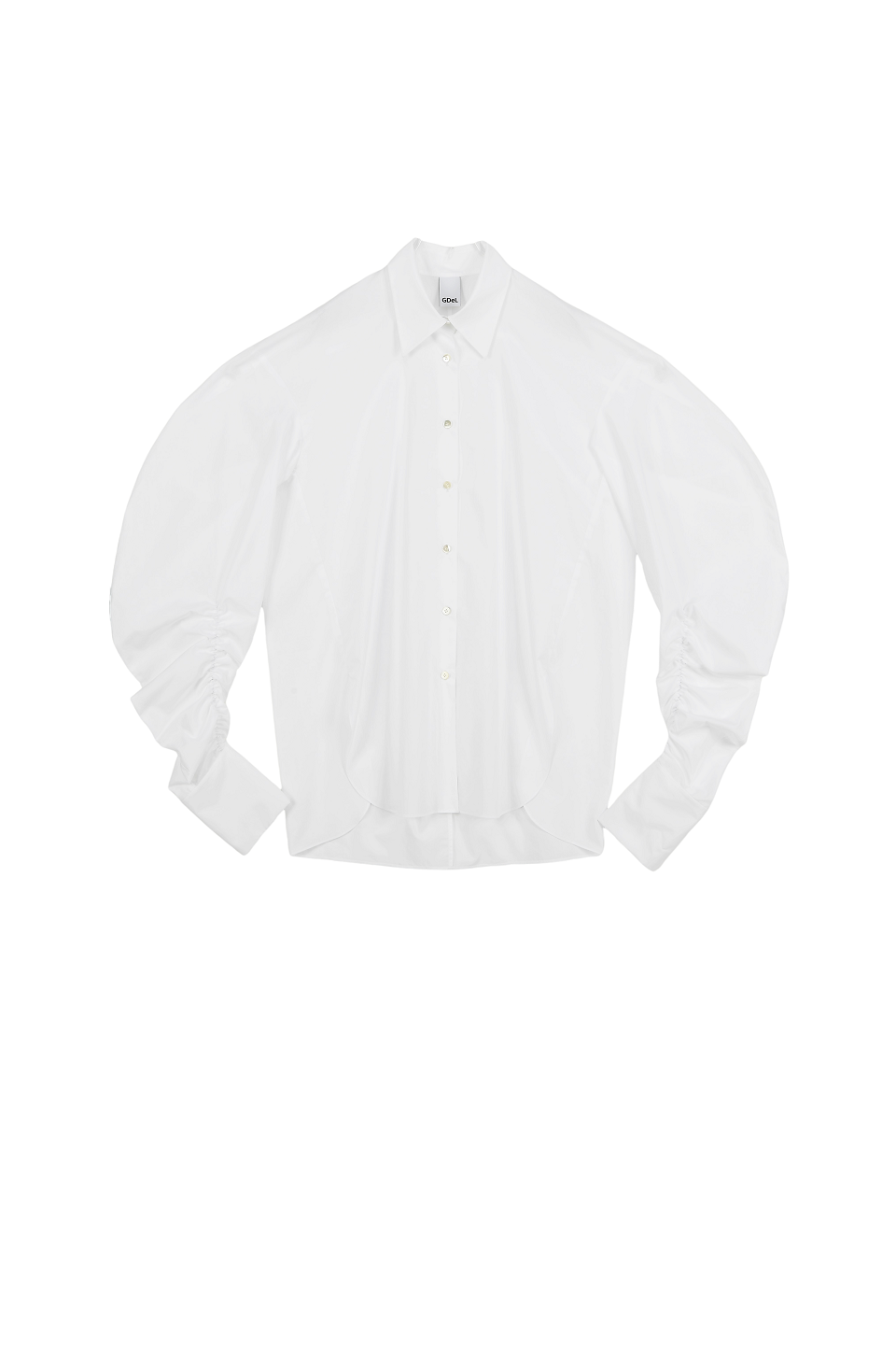 GAZE DE LIN SHIRRING SLEEVE COTTON SHIRT - BEYMEN