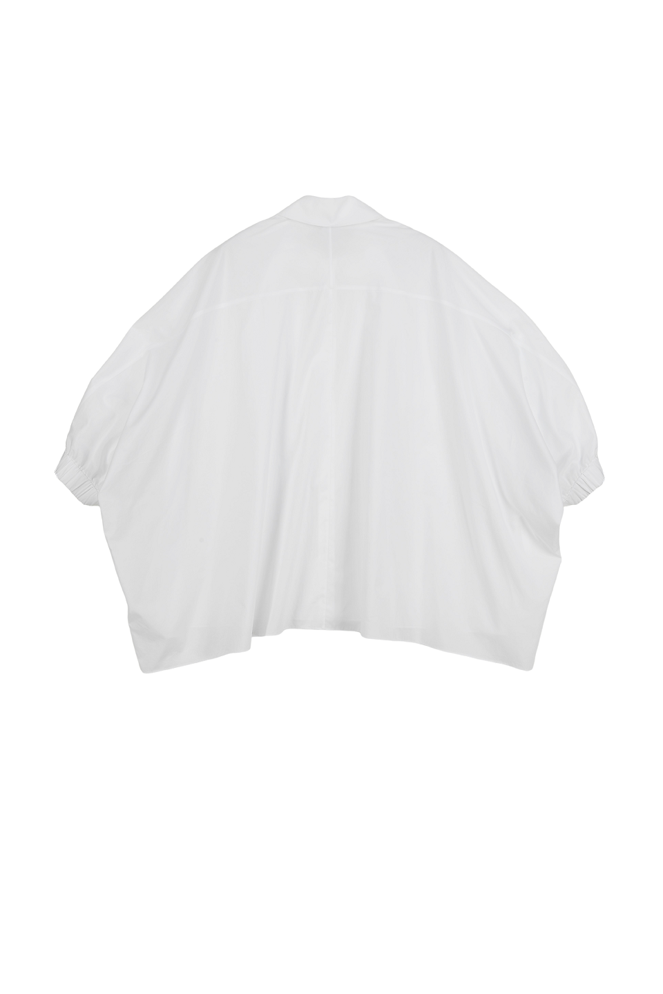 GAZE DE LIN SHIRRING DETAIL TENT FIT SHIRT - BEYMEN