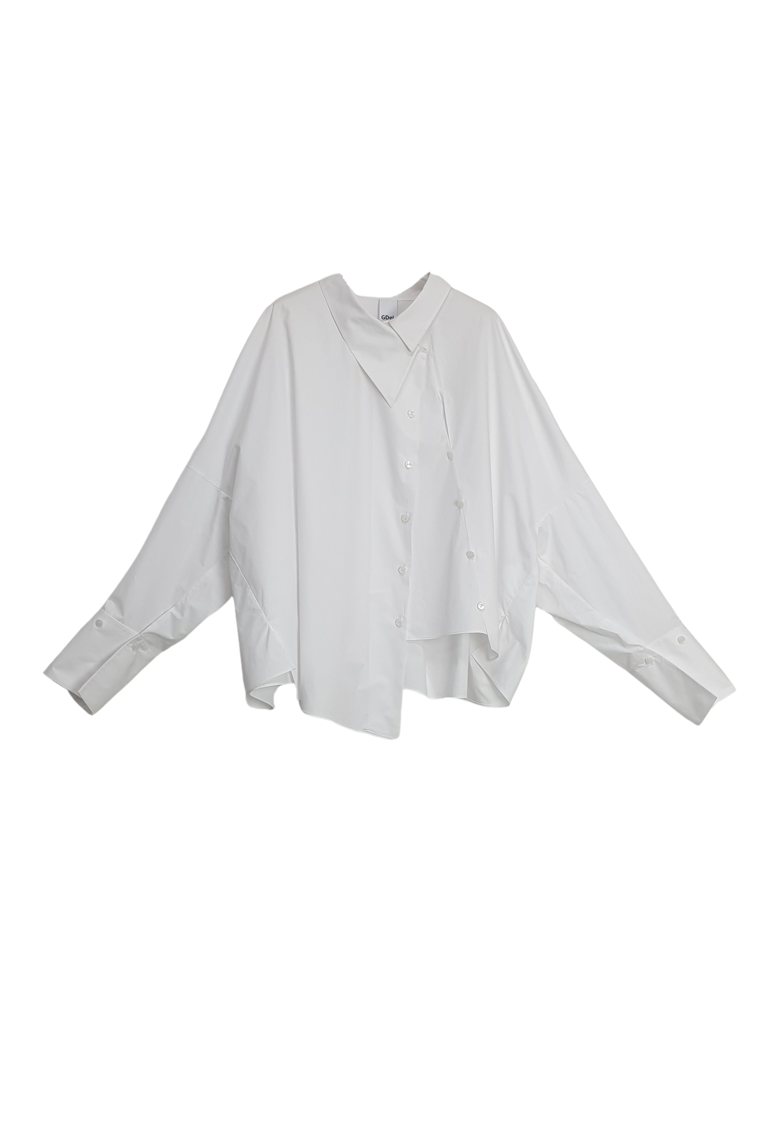 GAZE DE LIN BUTTON CLOSURE SHIRT