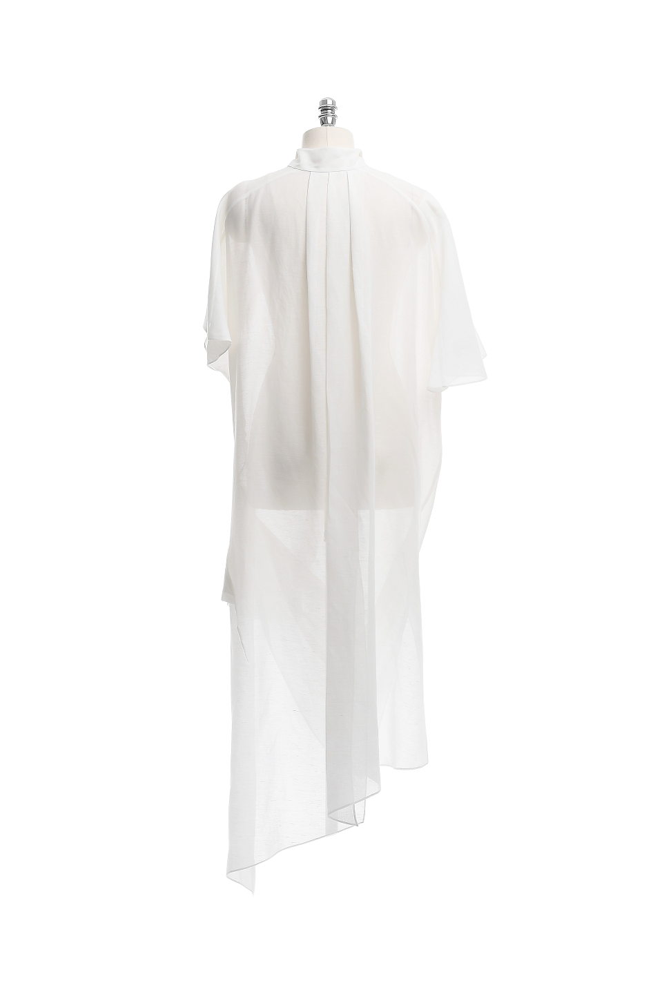 GAZE DE LIN DRAPE DETAIL COOLING DRESS - BEYMEN
