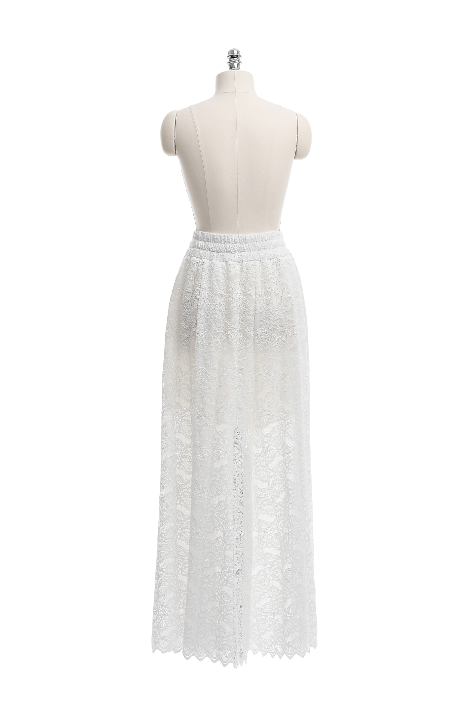 GAZE DE LIN WIDE FITLONG LENGTH LACE PANT - BEYMEN