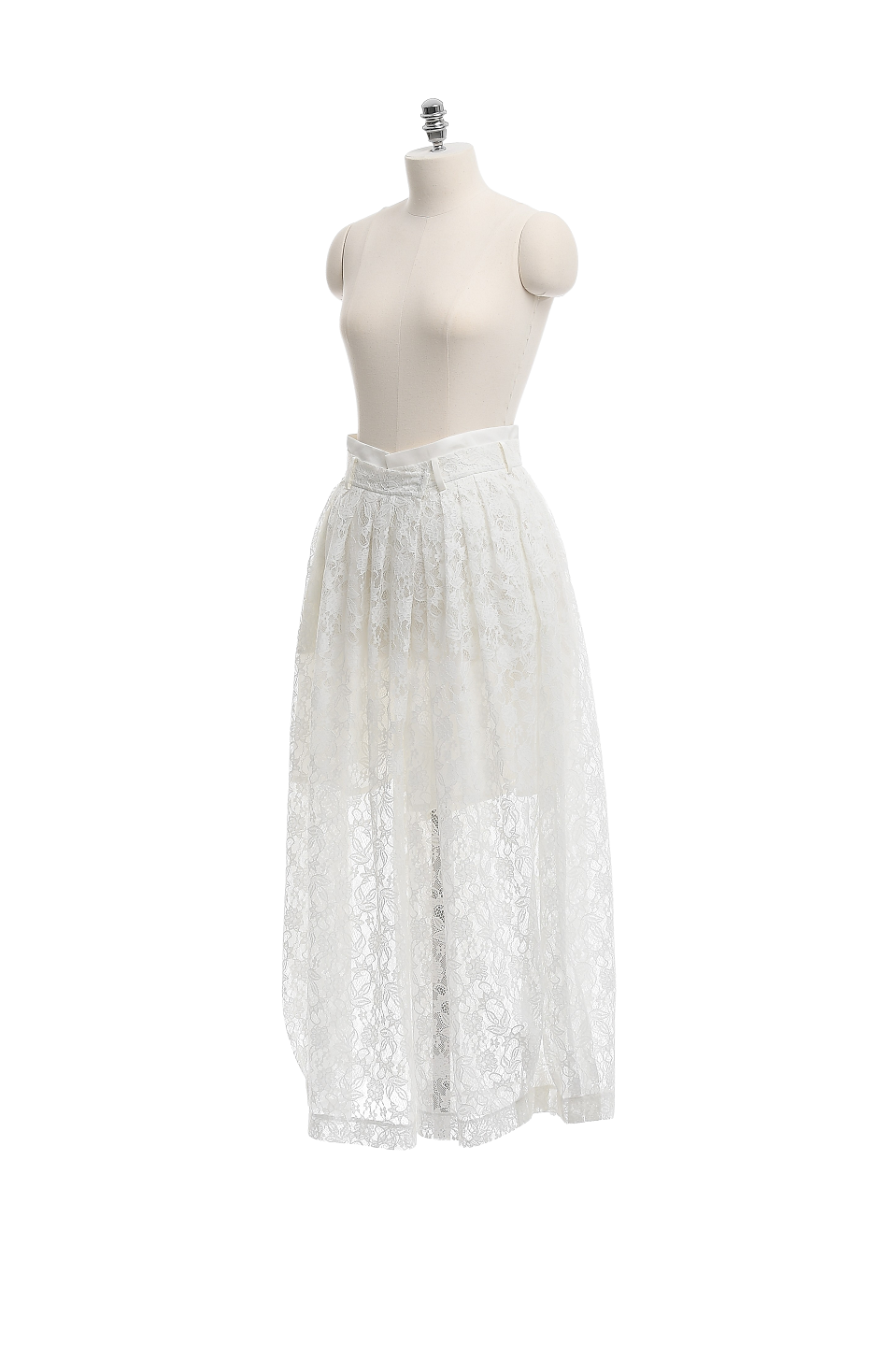 GAZE DE LIN WAIST BAND COLORING LACE VOLUME - BEYMEN