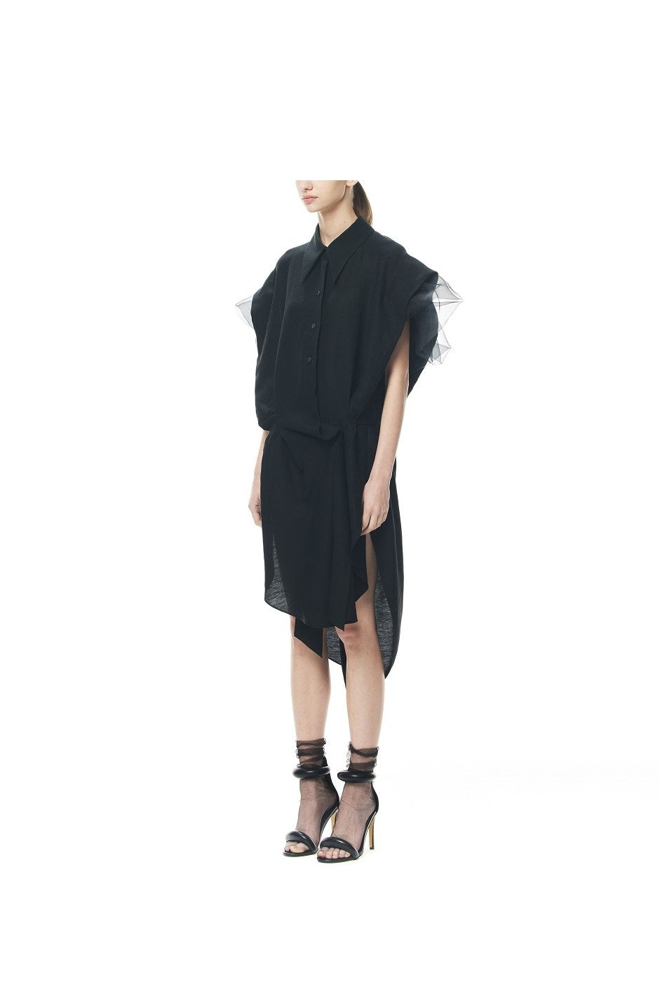 GAZE DE LIN ORGANZAPUFFEDLAYERED GLOSSY - BEYMEN