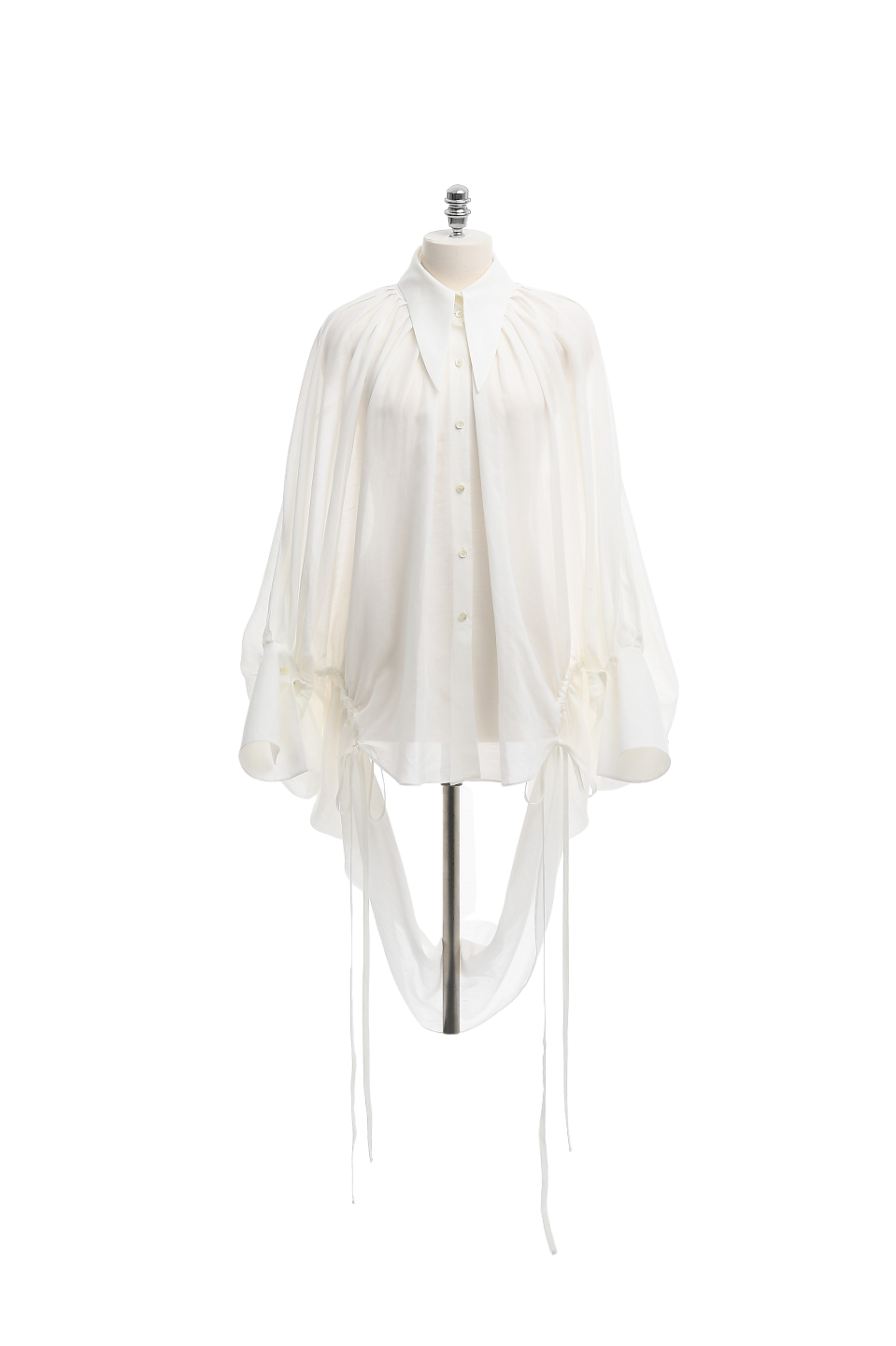 GAZE DE LIN SHIRRINGDETAIL COOLING SHIRT - BEYMEN