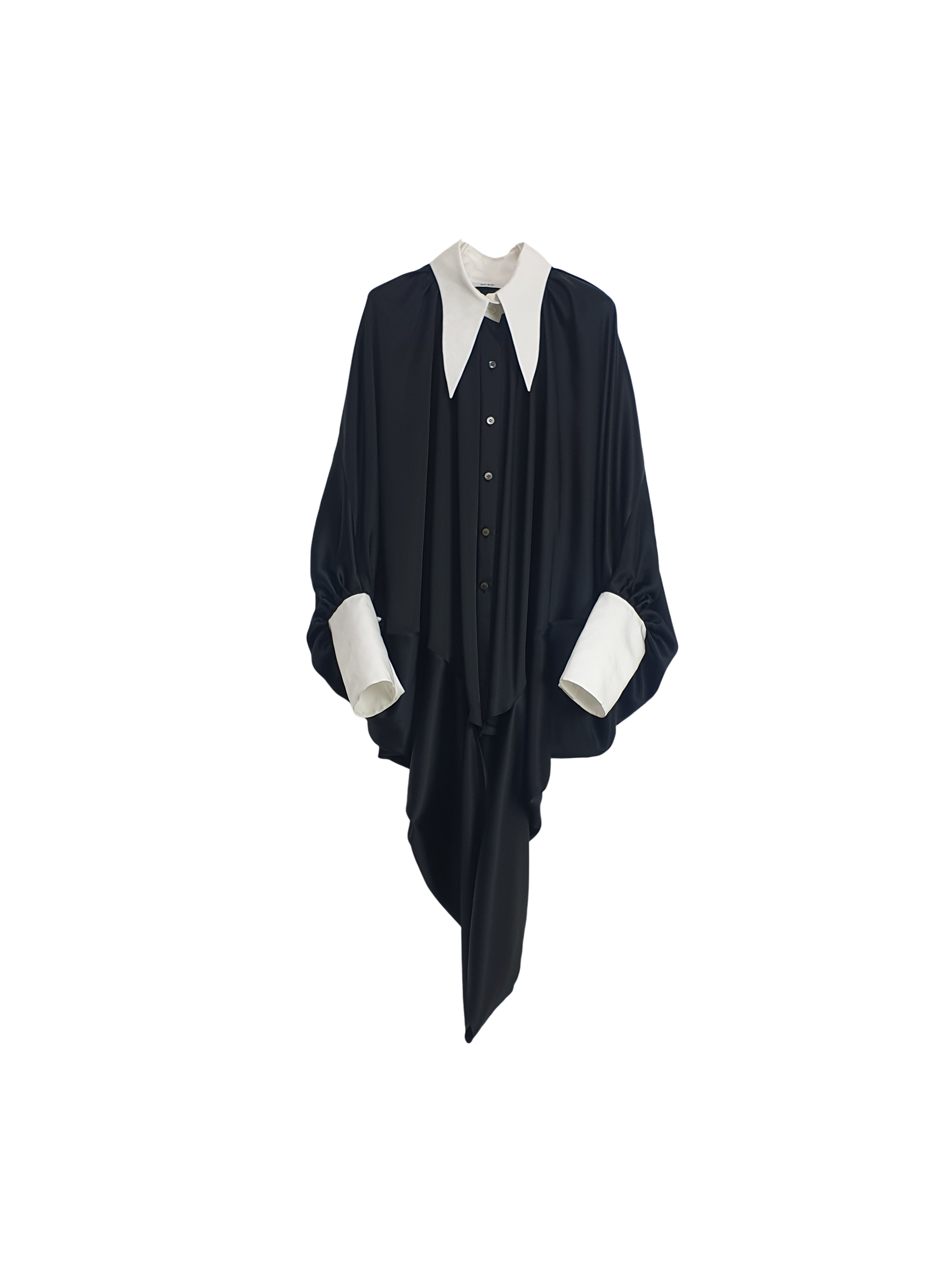GAZE DE LIN BATWING SHIRT DRESS