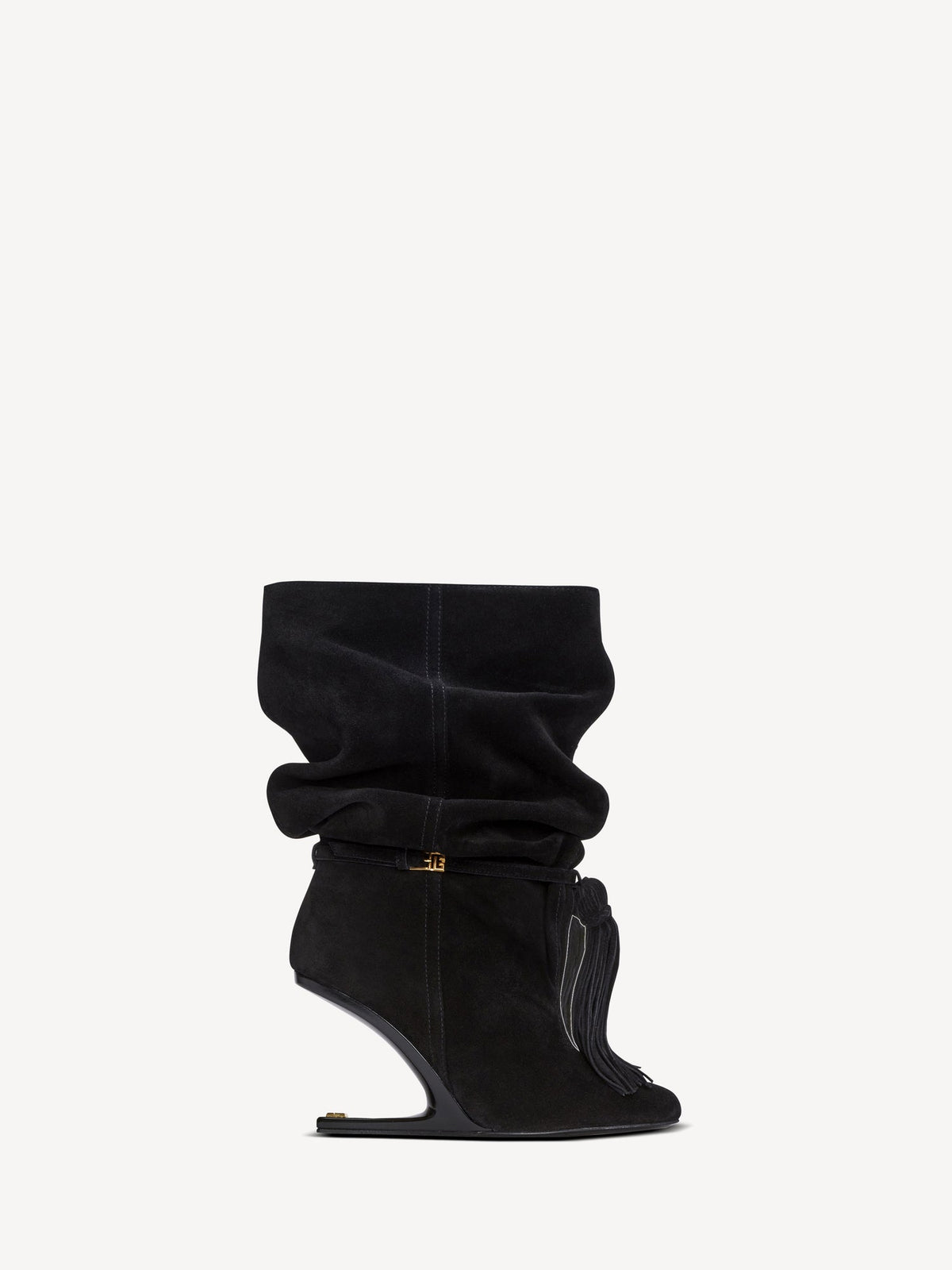 BALMAIN BOOT NO WEDGE-SUEDE LEATHER&TASSEL - BEYMEN