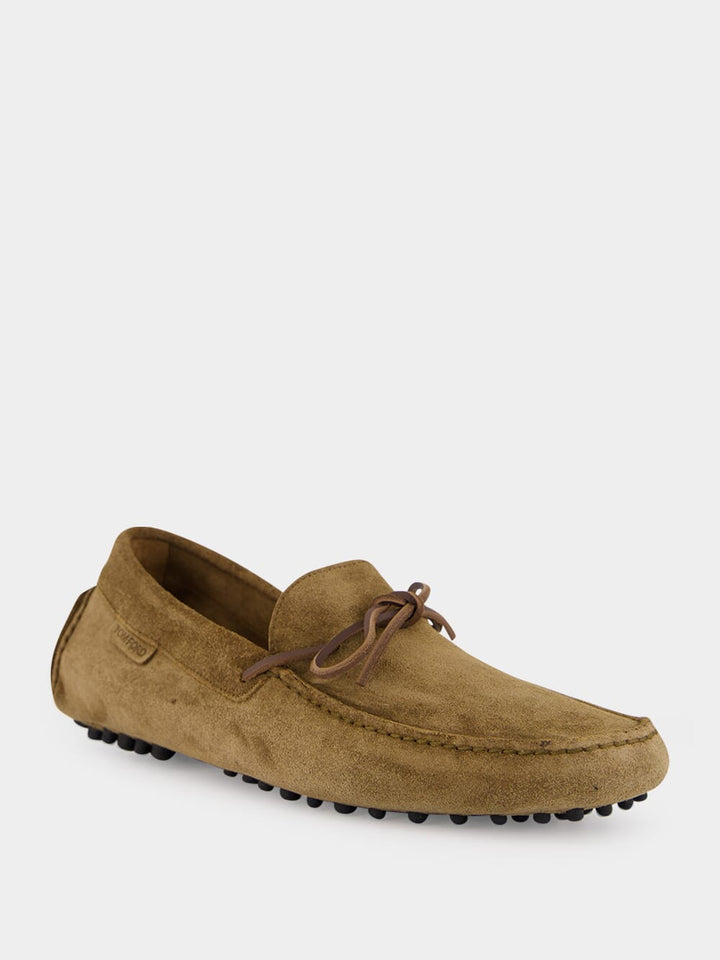 TOM FORD SUEDE INFORMAL DRIVER - BEYMEN