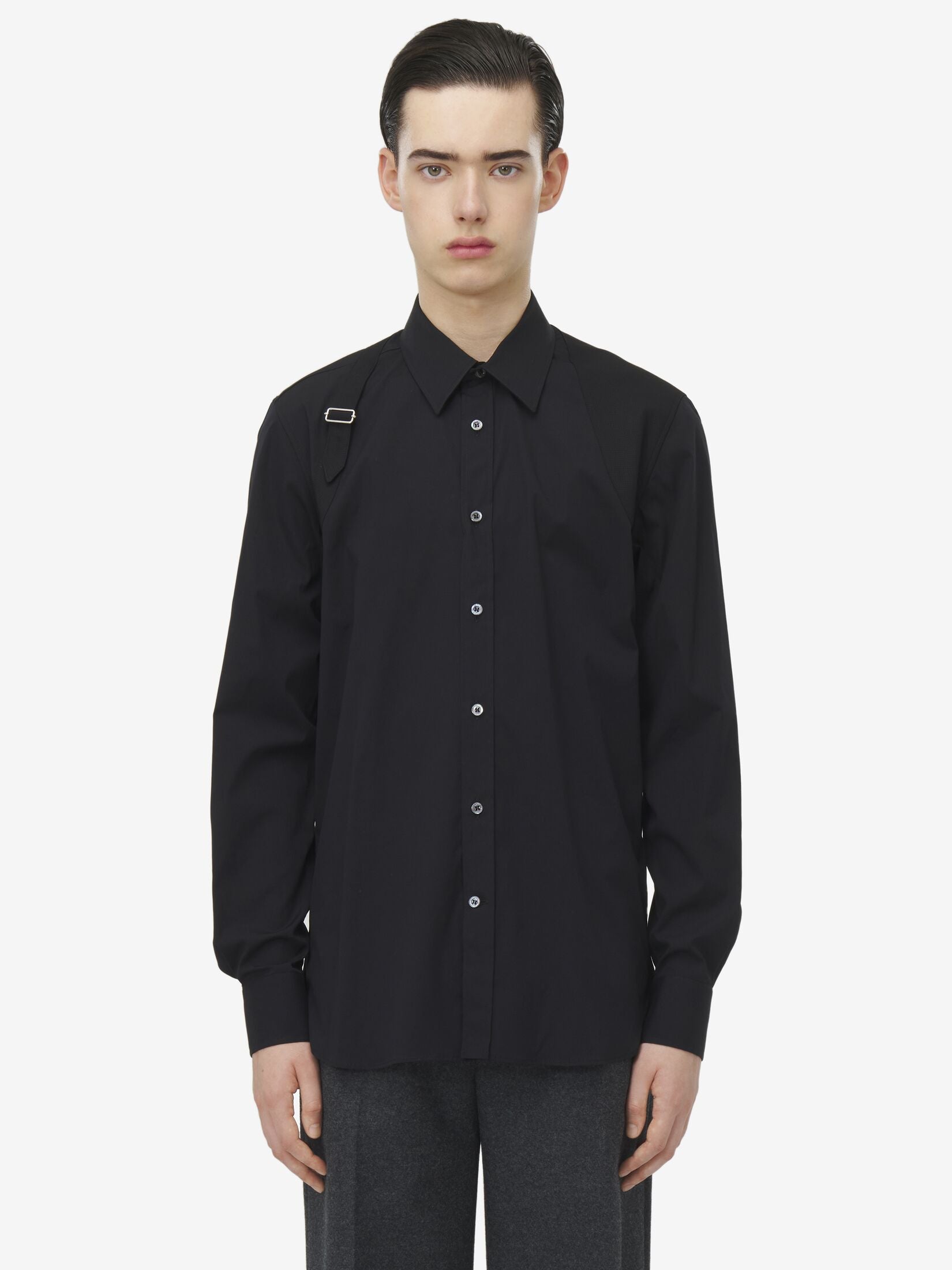 ALEXANDER MCQUEEN CNTSTD HRNSS SHIRT - BEYMEN