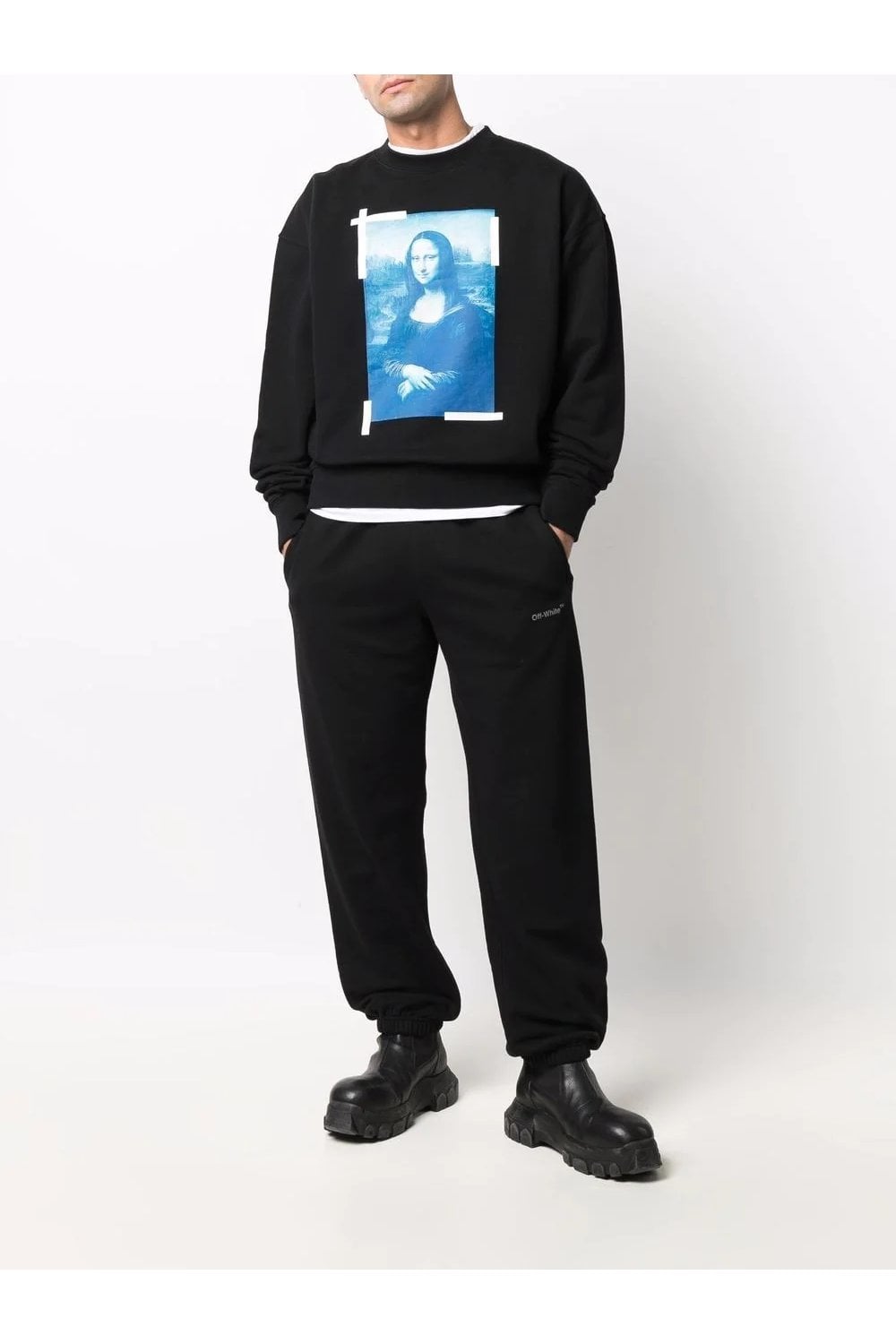 OFF-WHITE CREW NECK SWEATSHIRT - BEYMEN