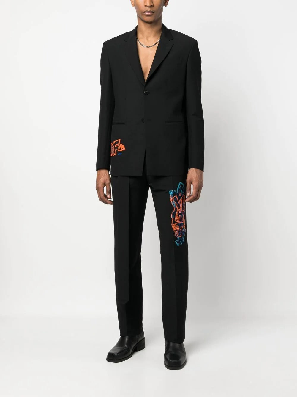 OFF-WHITE SLIM PANTS - BEYMEN