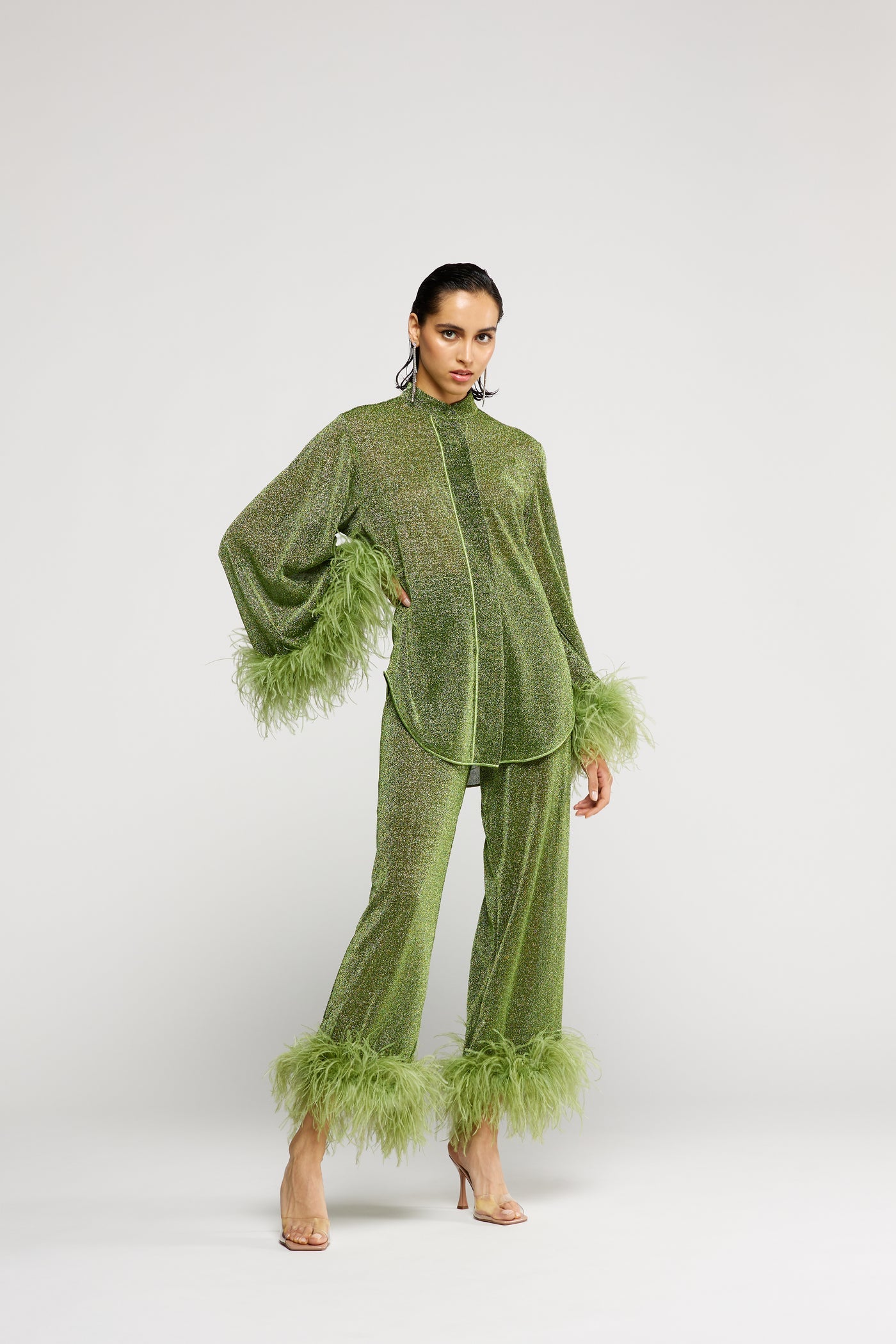 OSEREE LUMIERE PLUMAGE PANTS