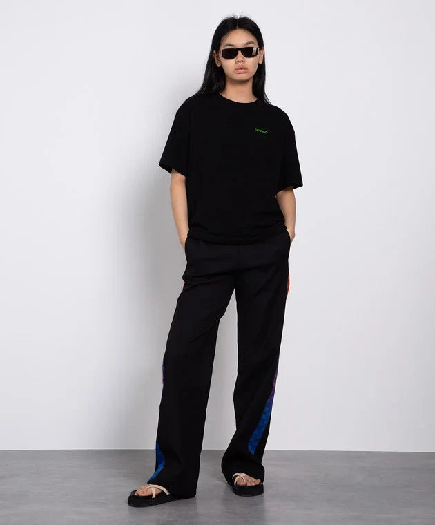 OFF-WHITE MONOGRAM LOGO PANTS - BEYMEN
