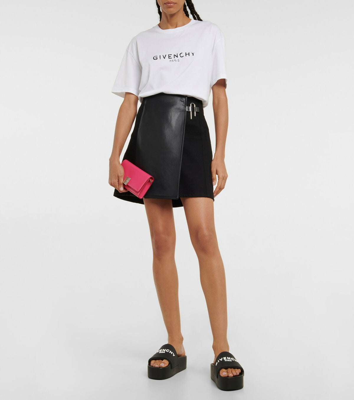 GIVENCHY SLIDE PLATFORM SANDAL - BEYMEN