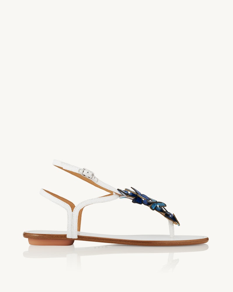 AQUAZZURA PAPILLON SANDAL FLAT - BEYMEN
