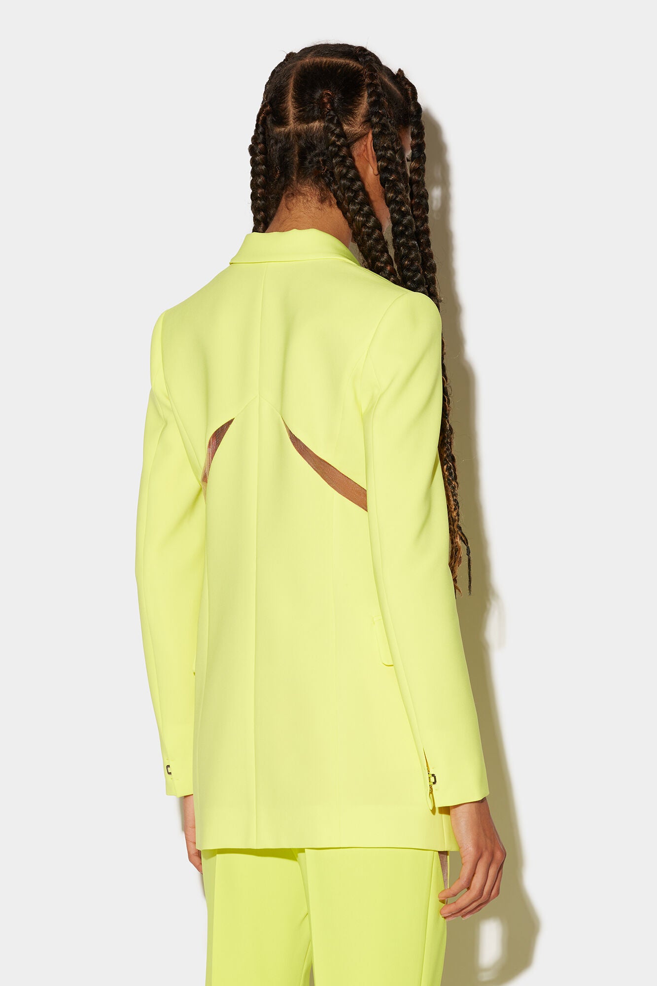 DSQUARED2 TULLE PANELLED BLAZER - BEYMEN