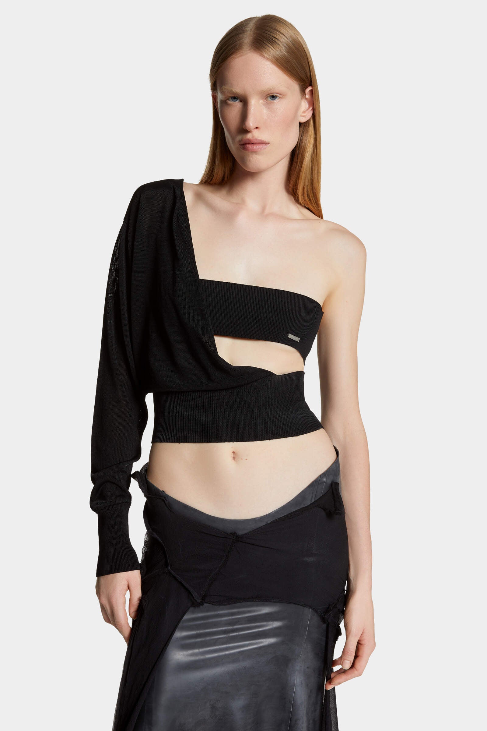 DSQUARED2 ONE SHOULDER PULLOVER - BEYMEN