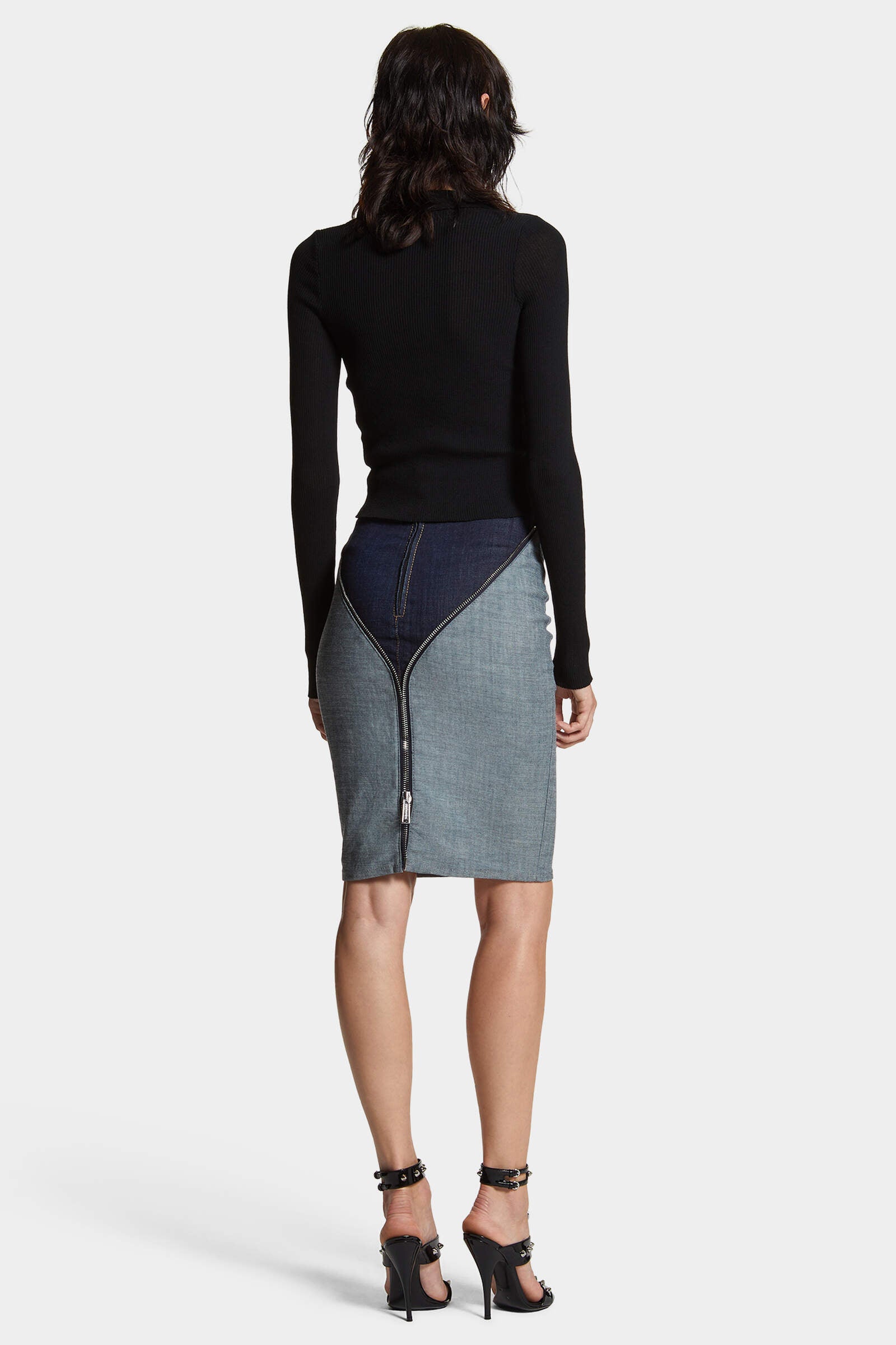 DSQUARED2 UPSIDE JEAN SKIRT - BEYMEN