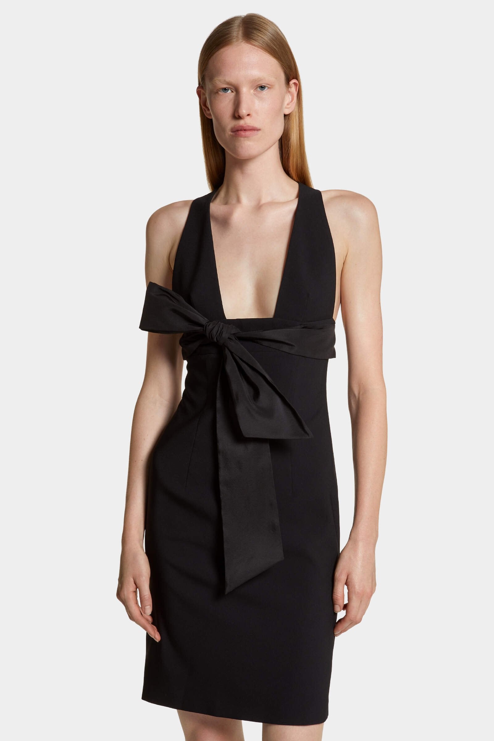 DSQUARED2 BOW PENCIL DRESS - BEYMEN