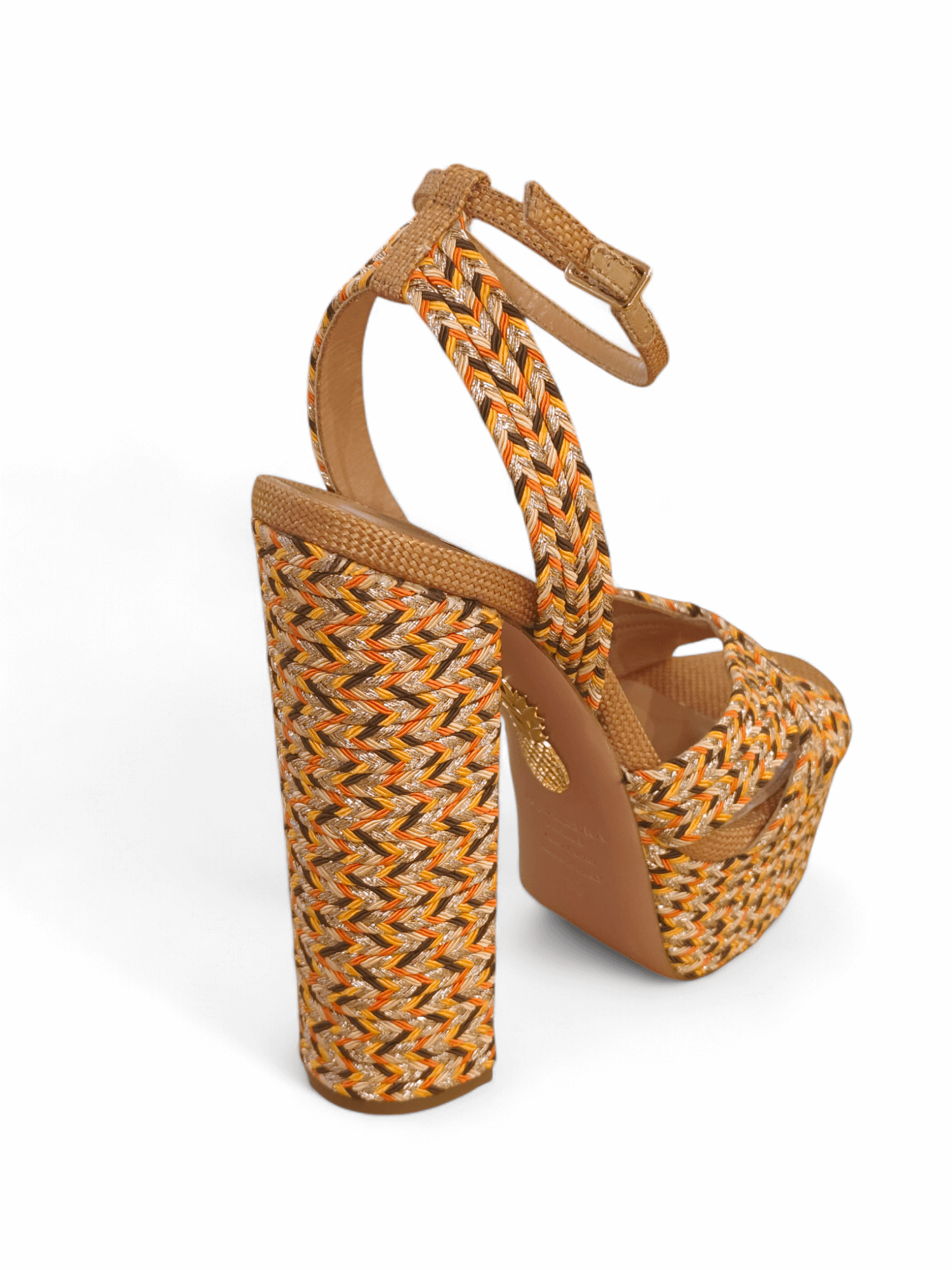 AQUAZZURA SUNDANCE BEACH SANDAL PLATEAU - BEYMEN