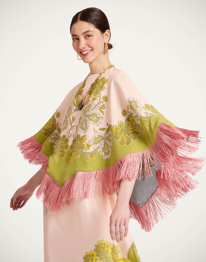 LA DOUBLEJ REVERSIBLE MINI PONCHO TOP - BEYMEN