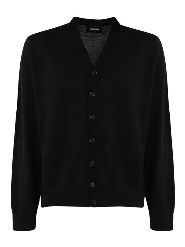DSQUARED2 V-NECK CARDIGAN - BEYMEN