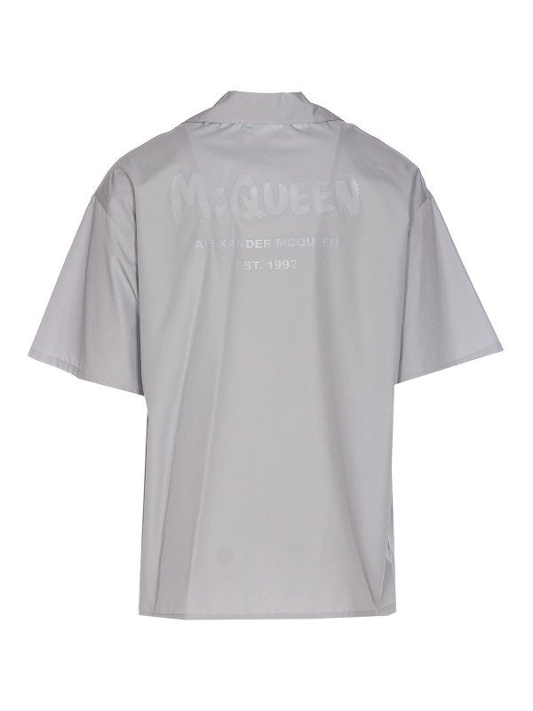 ALEXANDER MCQUEEN BOXY PYJAMA SHIRT - BEYMEN